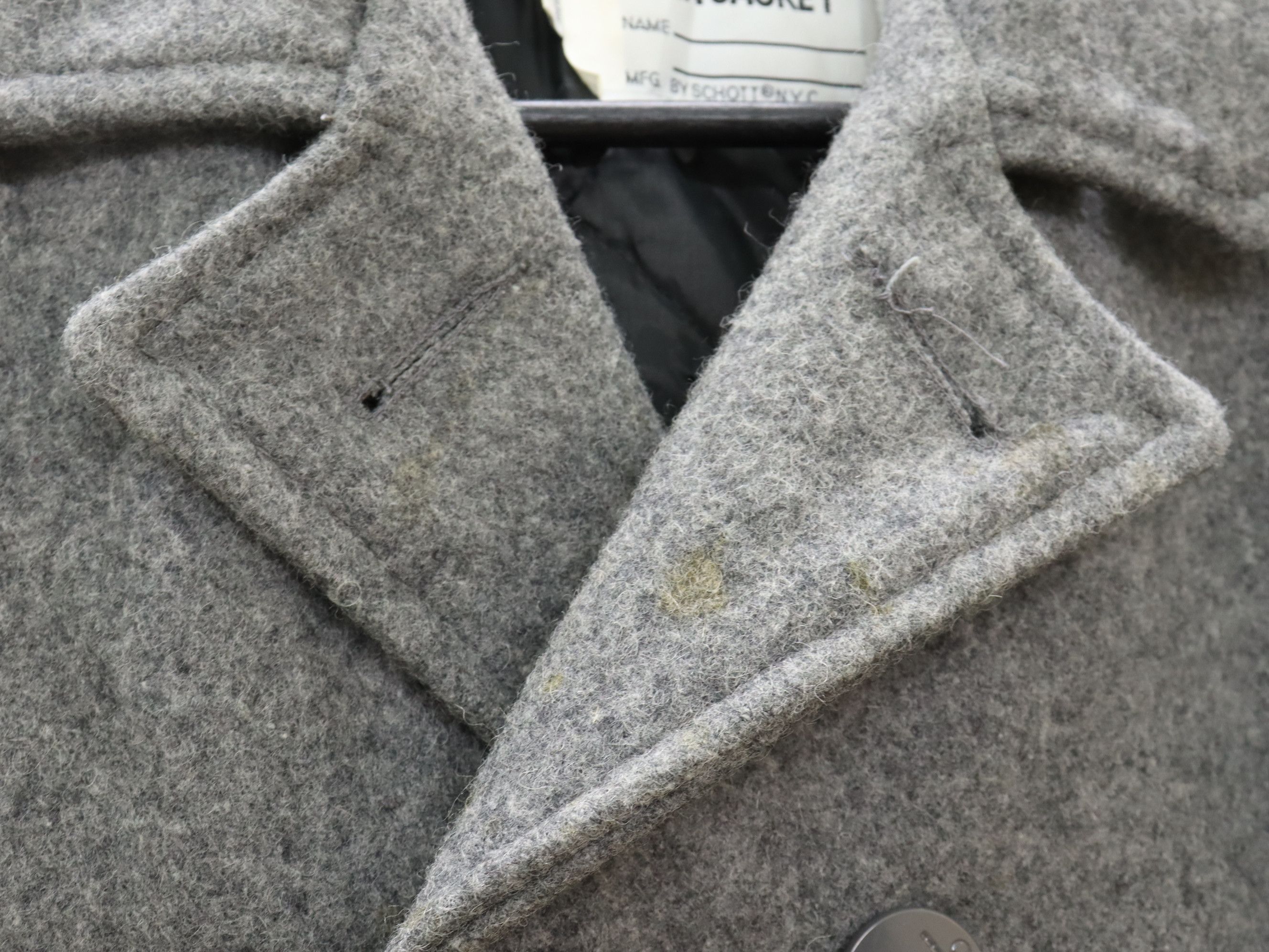 Schott Schott N.Y.C U.S 740N Wool Pea Coat Jacket MADE IN USA Size US M / EU 48-50 / 2 - 11 Thumbnail