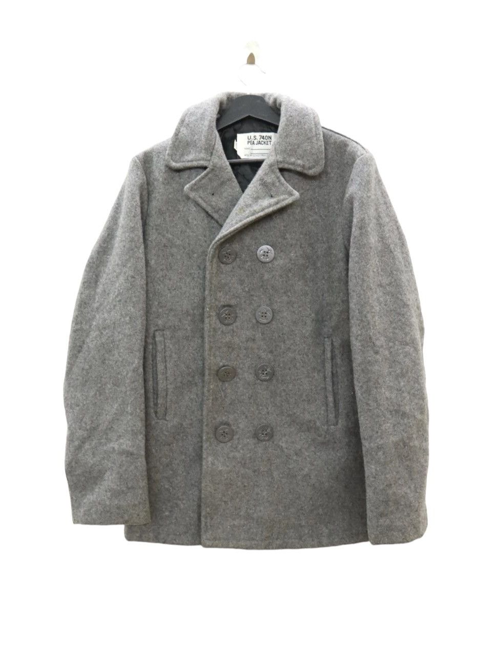 Schott Schott N.Y.C U.S 740N Wool Pea Coat Jacket MADE IN USA Size US M / EU 48-50 / 2 - 1 Thumbnail
