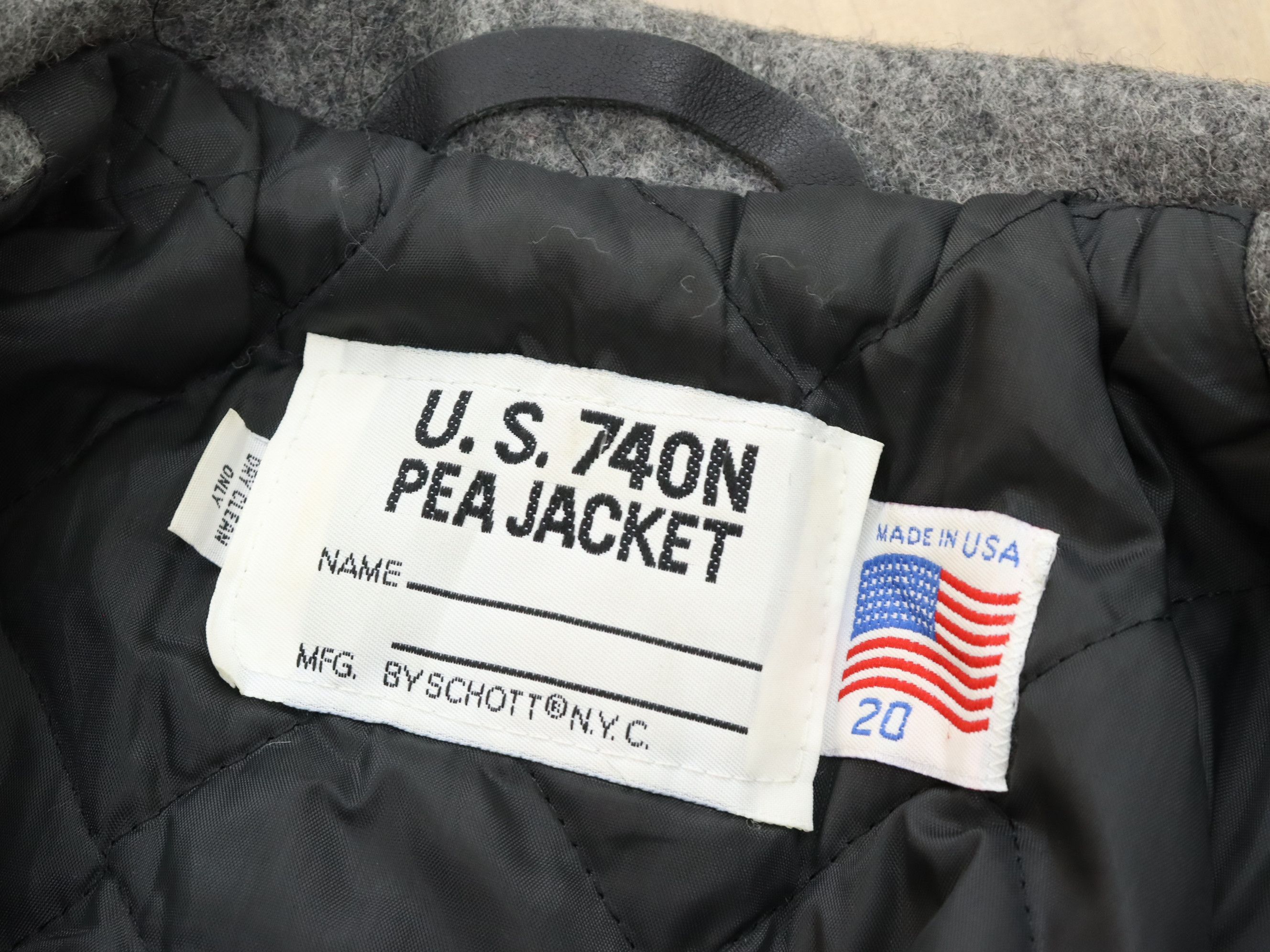 Schott Schott N.Y.C U.S 740N Wool Pea Coat Jacket MADE IN USA Size US M / EU 48-50 / 2 - 5 Thumbnail