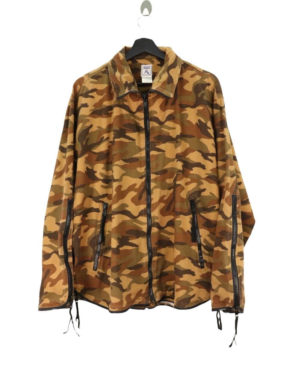 Needles HOGGS by Nepenthes Multi Zipper Camo Jacket Size US XL / EU 56 / 4 - 1 Thumbnail