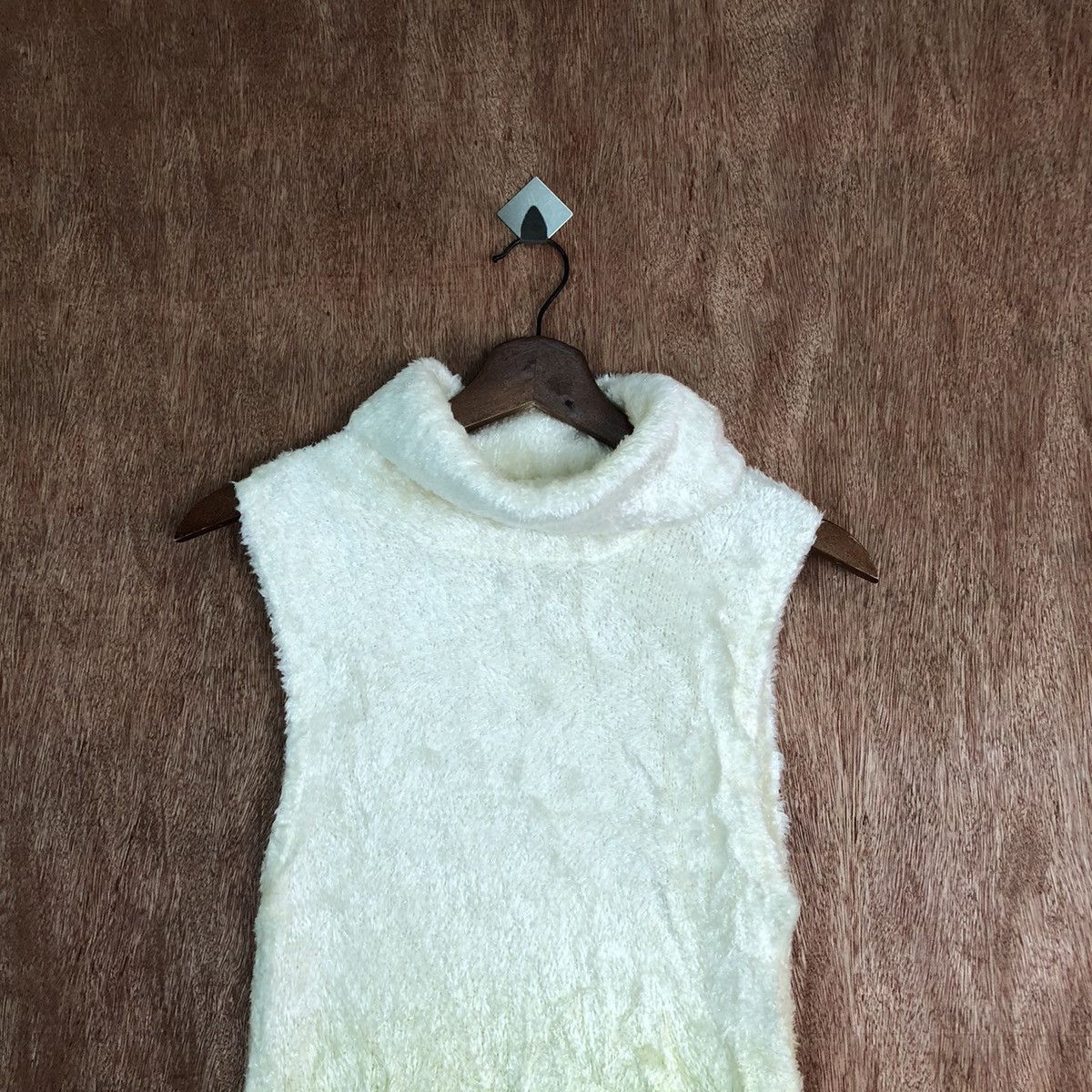 Japanese Brand × Other J-First sleeve less Shag Shaggy Fur Mohair Knitwear #6623 Size L / US 10 / IT 46 - 2 Thumbnail