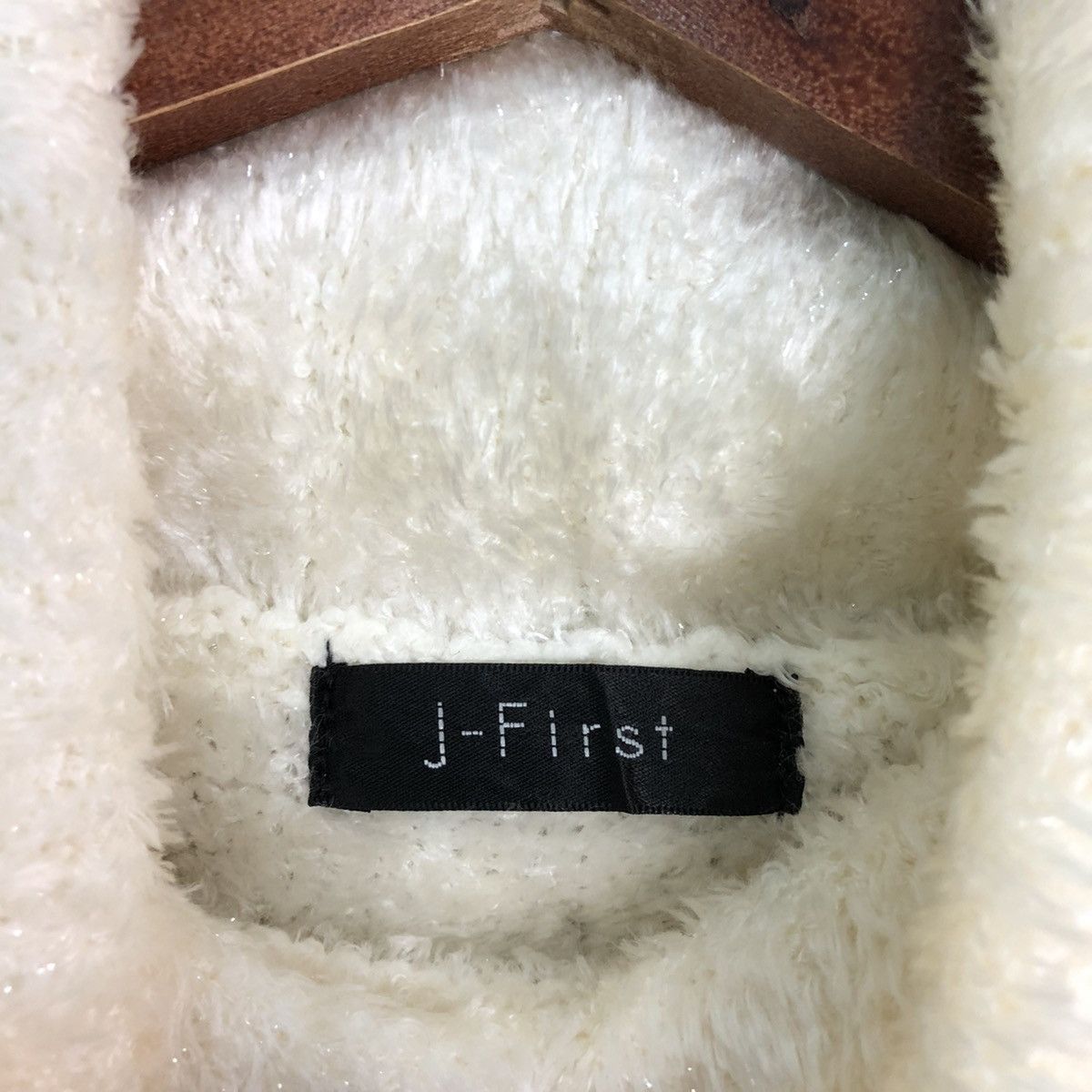 Japanese Brand × Other J-First sleeve less Shag Shaggy Fur Mohair Knitwear #6623 Size L / US 10 / IT 46 - 7 Thumbnail