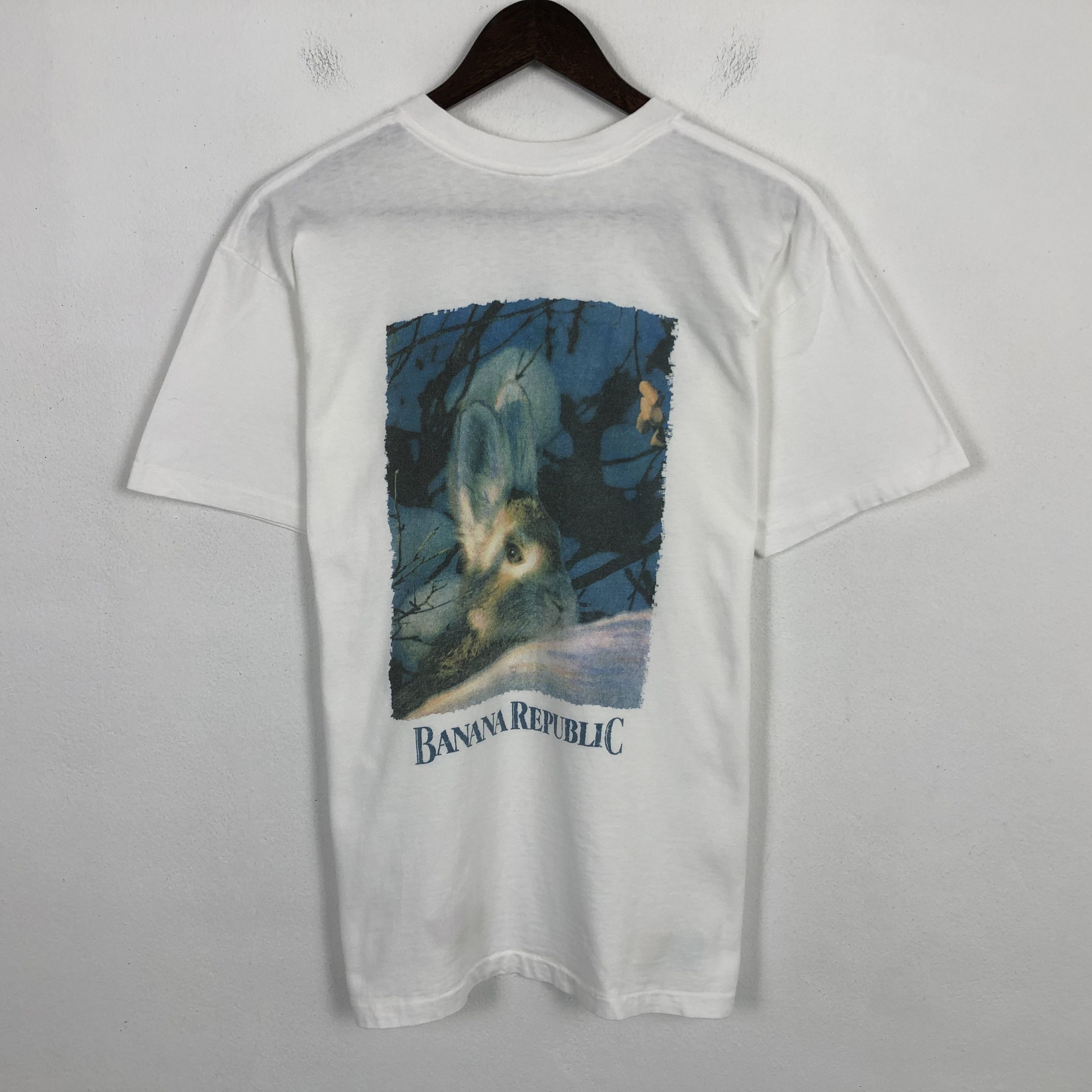 Banana Republic × Vintage Vintage 90’s Banana Republic USA Tshirt Size US M / EU 48-50 / 2 - 1 Thumbnail