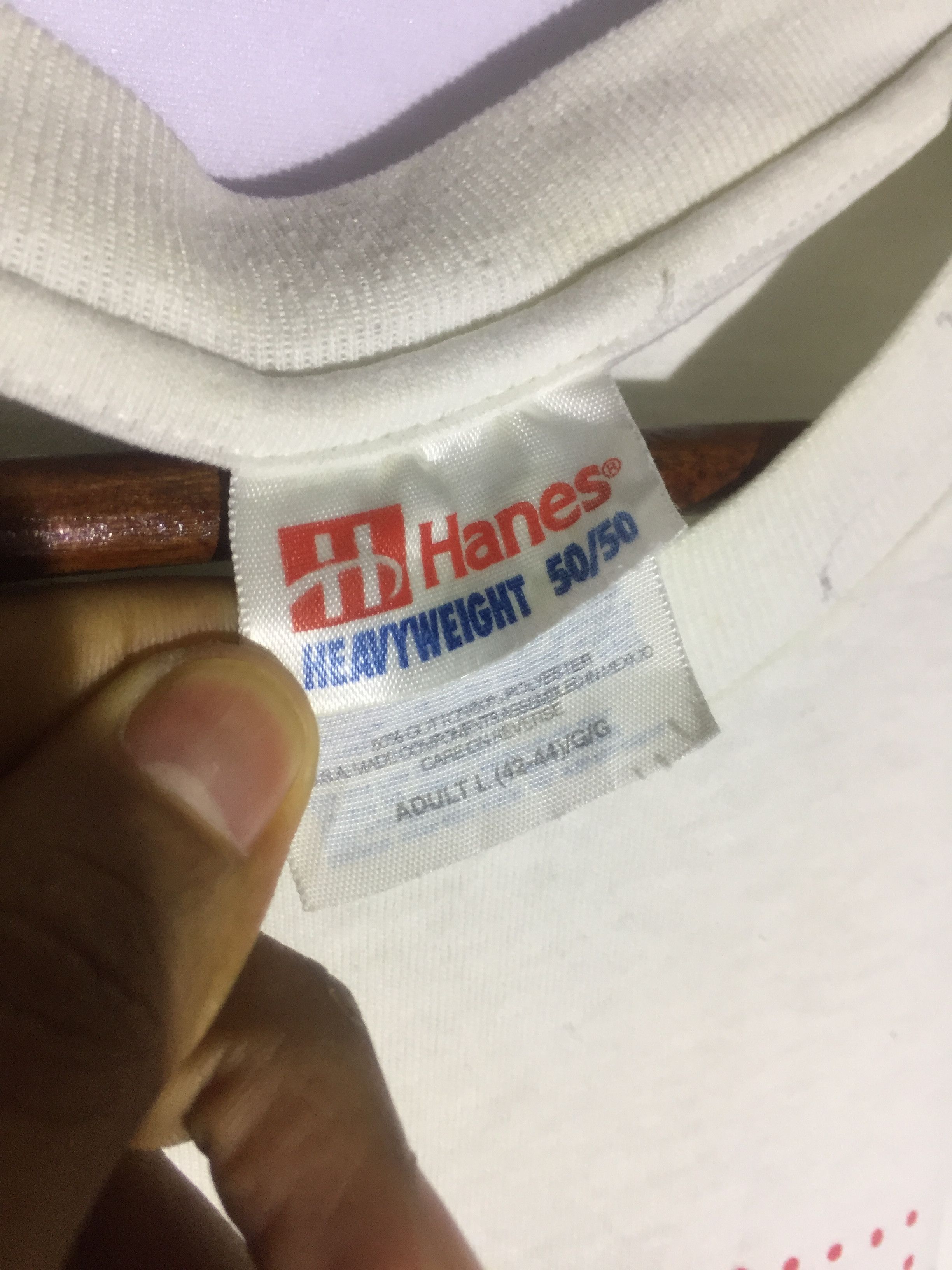 Hanes Vintage 7 Day Without Prayer Hanes Tee Size US L / EU 52-54 / 3 - 4 Thumbnail