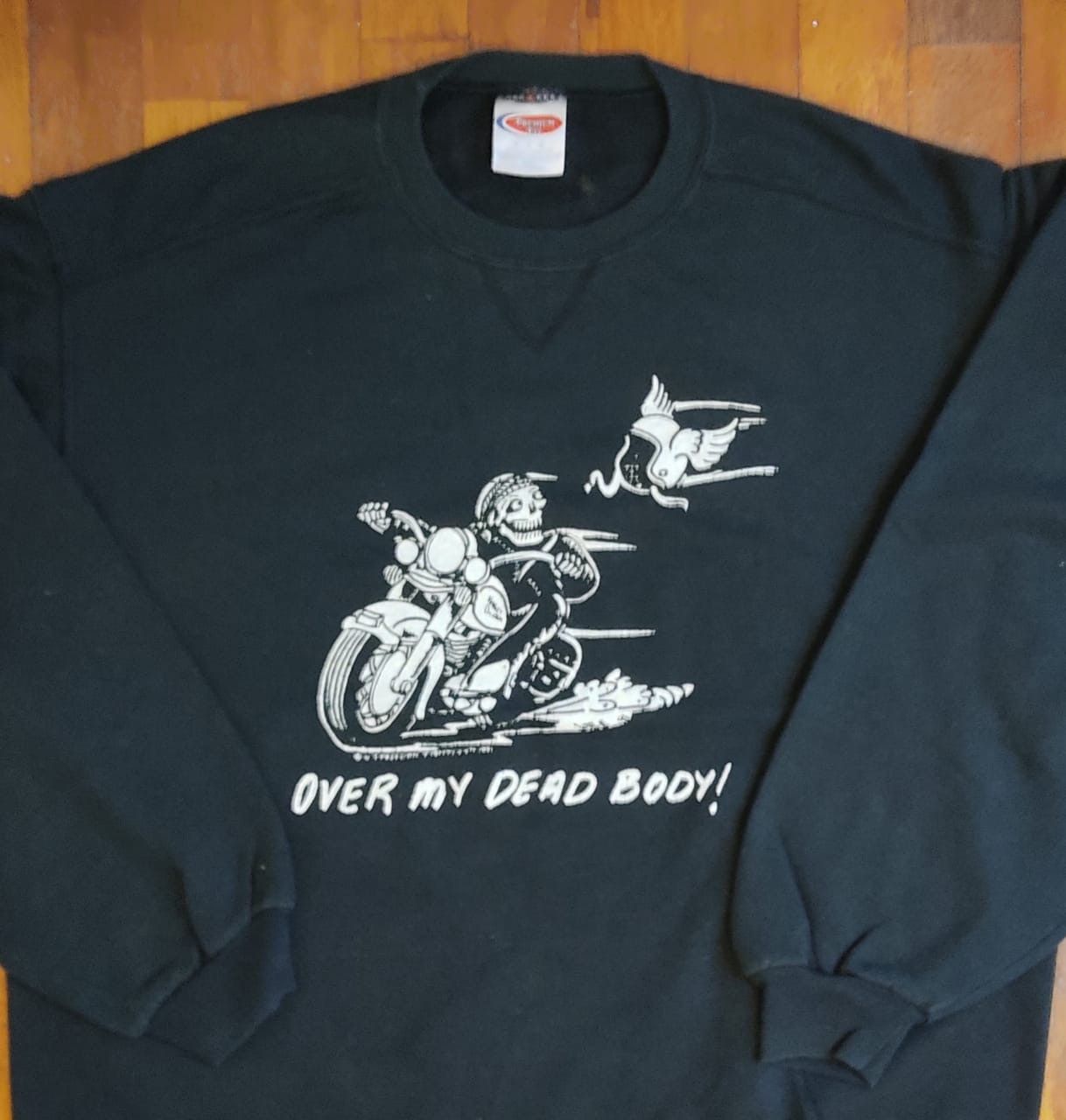Jerzees × Vintage vintage Over my Dead Body sw 1 Size US L / EU 52-54 / 3 - 2 Thumbnail