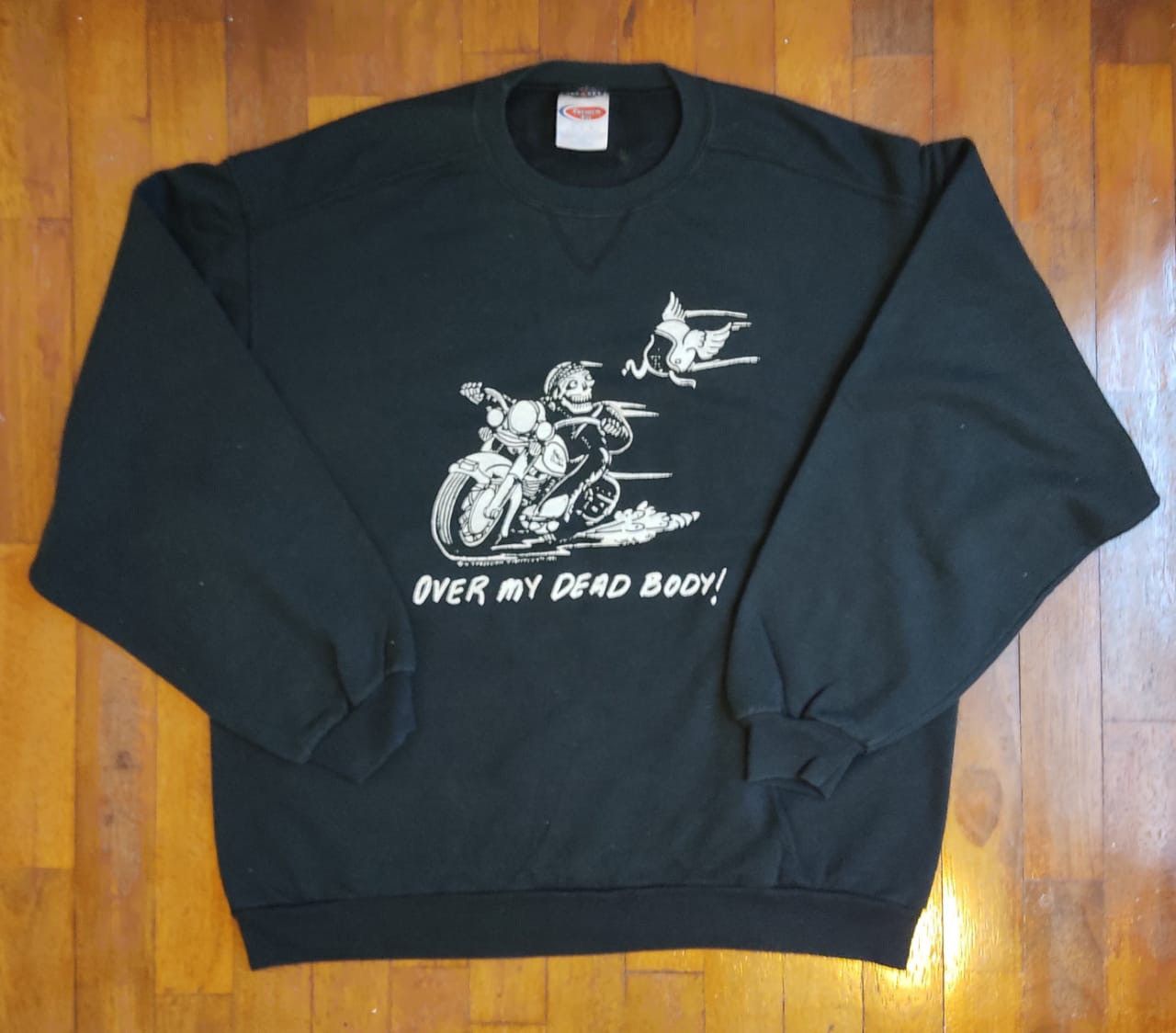 Jerzees × Vintage vintage Over my Dead Body sw 1 Size US L / EU 52-54 / 3 - 1 Thumbnail