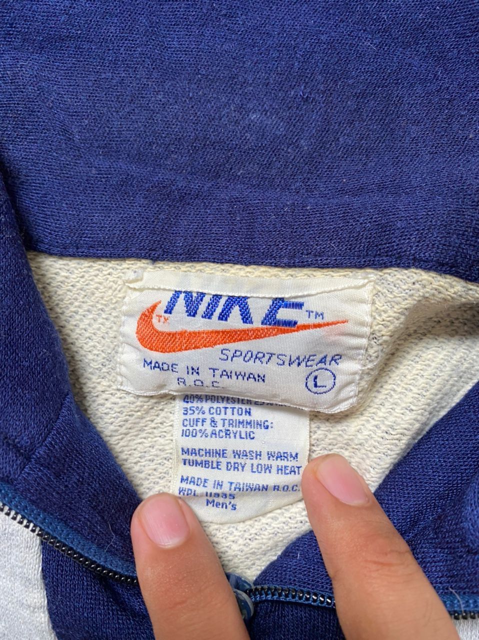 Nike × Vintage vintage nike 70s orange tag SW 6 Size US L / EU 52-54 / 3 - 2 Thumbnail