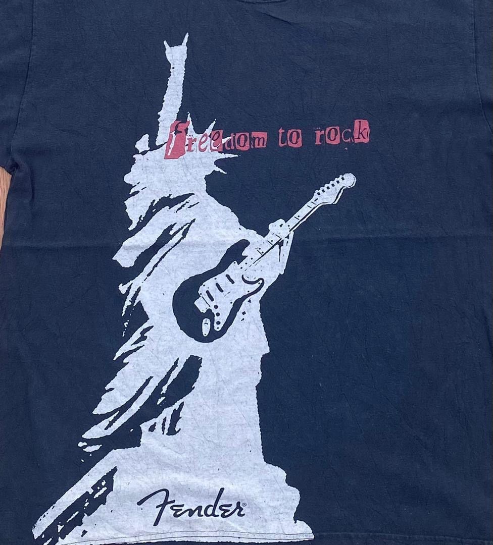 Fender × Vintage Vintage Tee Fender Freedom to Rock ( A 12 ) Size US XL / EU 56 / 4 - 2 Thumbnail