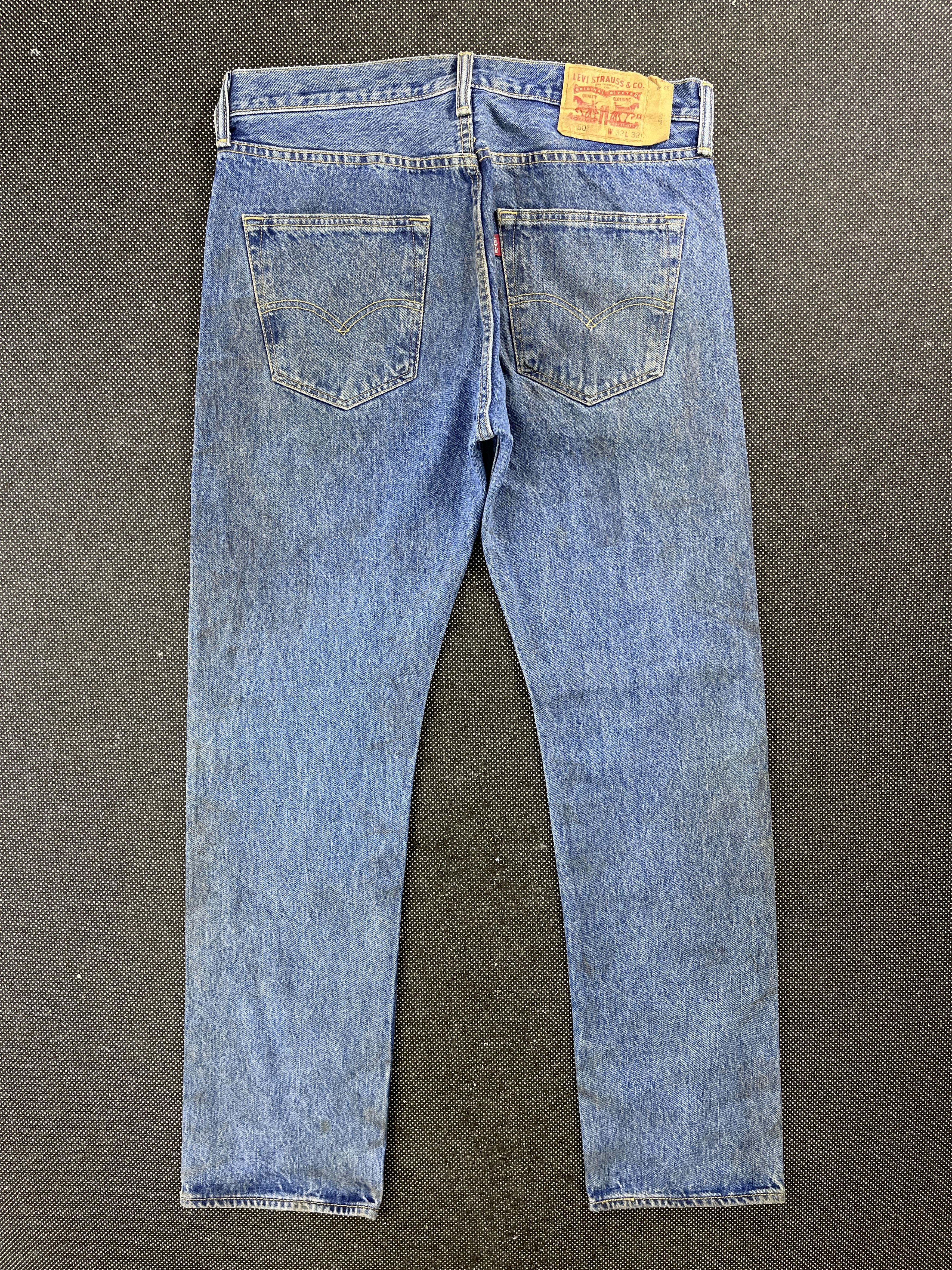 Levi's Vintage Levi’s 501 Dirty Wash Jeans 32 x 32 Denim - J262 Size US 34 / EU 50 - 2 Thumbnail