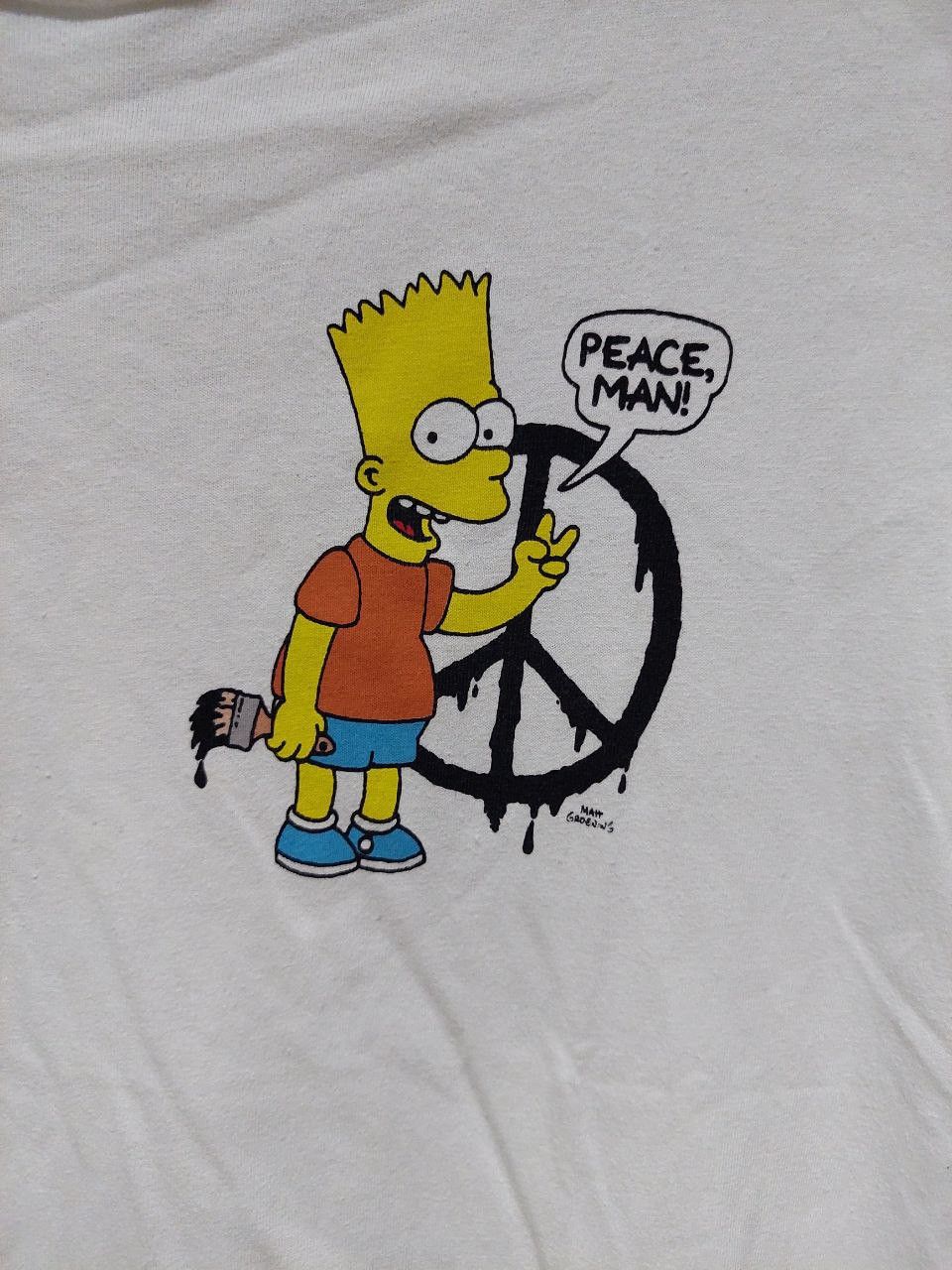 Off-White Off-White Bart Simpson Peace Arrows Tee Size US S / EU 44-46 / 1 - 5 Thumbnail