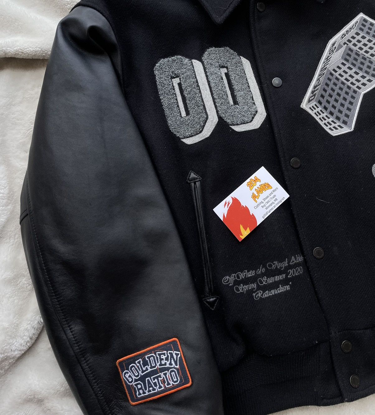 Off-White Off-White Golden Ratio Varsity Size US M / EU 48-50 / 2 - 2 Thumbnail