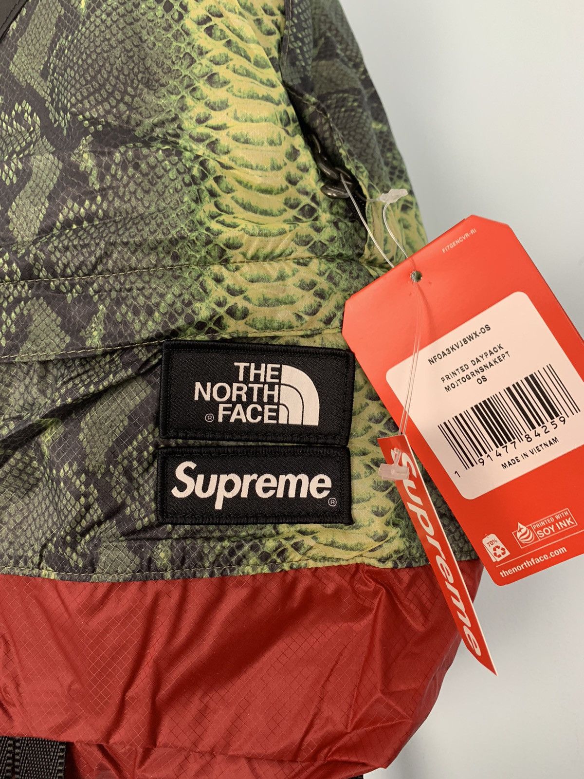Supreme 2018 Supreme North Face Snakeskin Lightweight Pack Backpack |  Grailed
