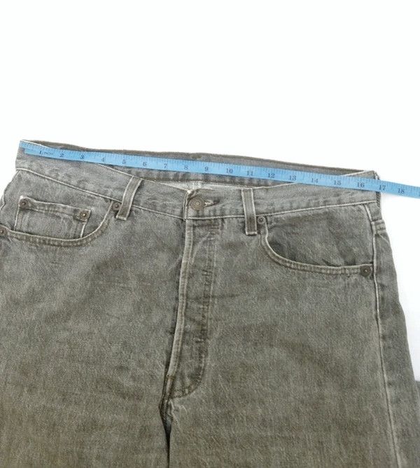 Levi's 90s Vintage Levi's 501 Made In USA Distressed Jeans 33x34 Size US 33 - 5 Thumbnail