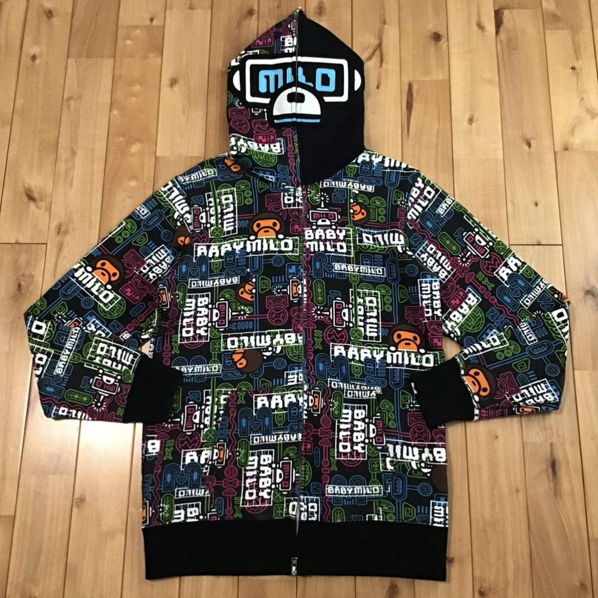 Bape 2016 BAPE future milo full zip hoodie a bathing ape Size US L / EU 52-54 / 3 - 1 Thumbnail