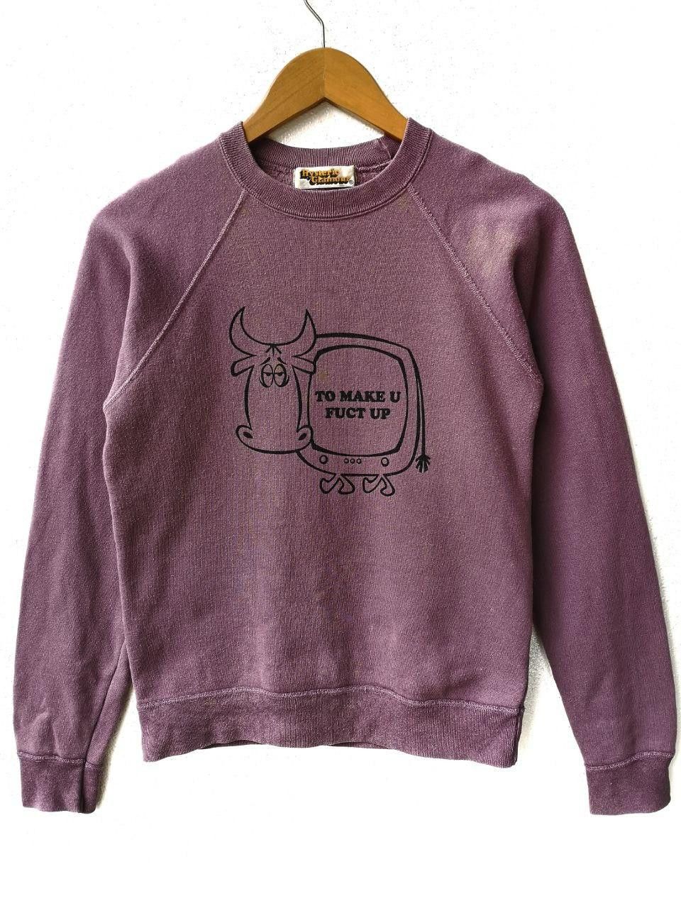 Designer × Hysteric Glamour × Japanese Brand Hysteric Glamour To Make U Fuct Up Crewneck Size US S / EU 44-46 / 1 - 1 Thumbnail