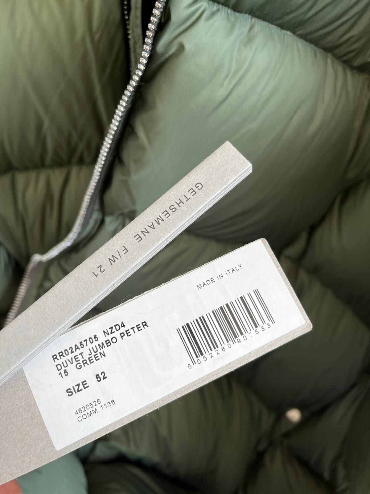 Rick Owens Duvet Jumbo Peter in Green Color Size US L / EU 52-54 / 3 - 8 Thumbnail
