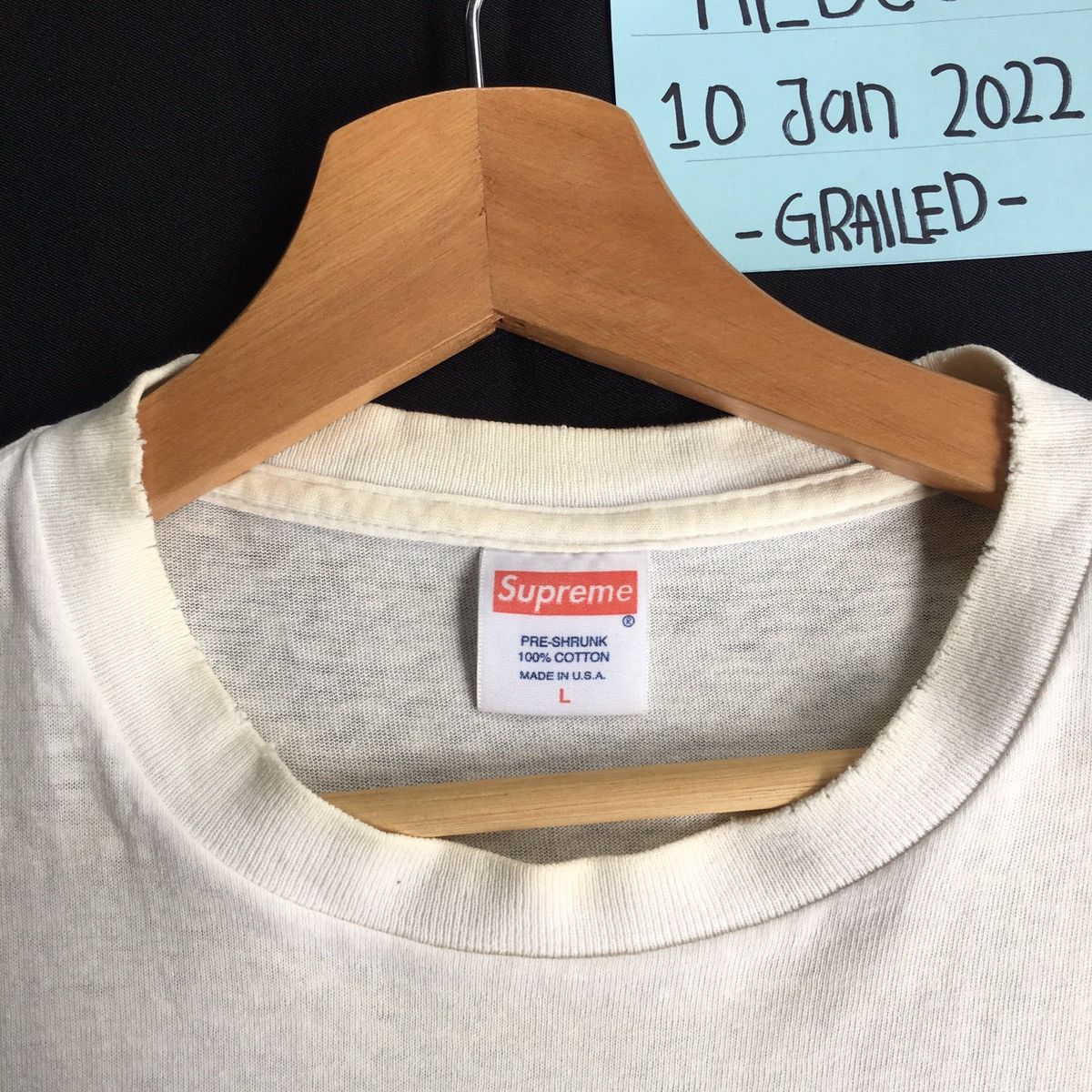 Supreme FW10 Supreme Cost Tag Tee White Large Art Graffiti Size US L / EU 52-54 / 3 - 7 Thumbnail