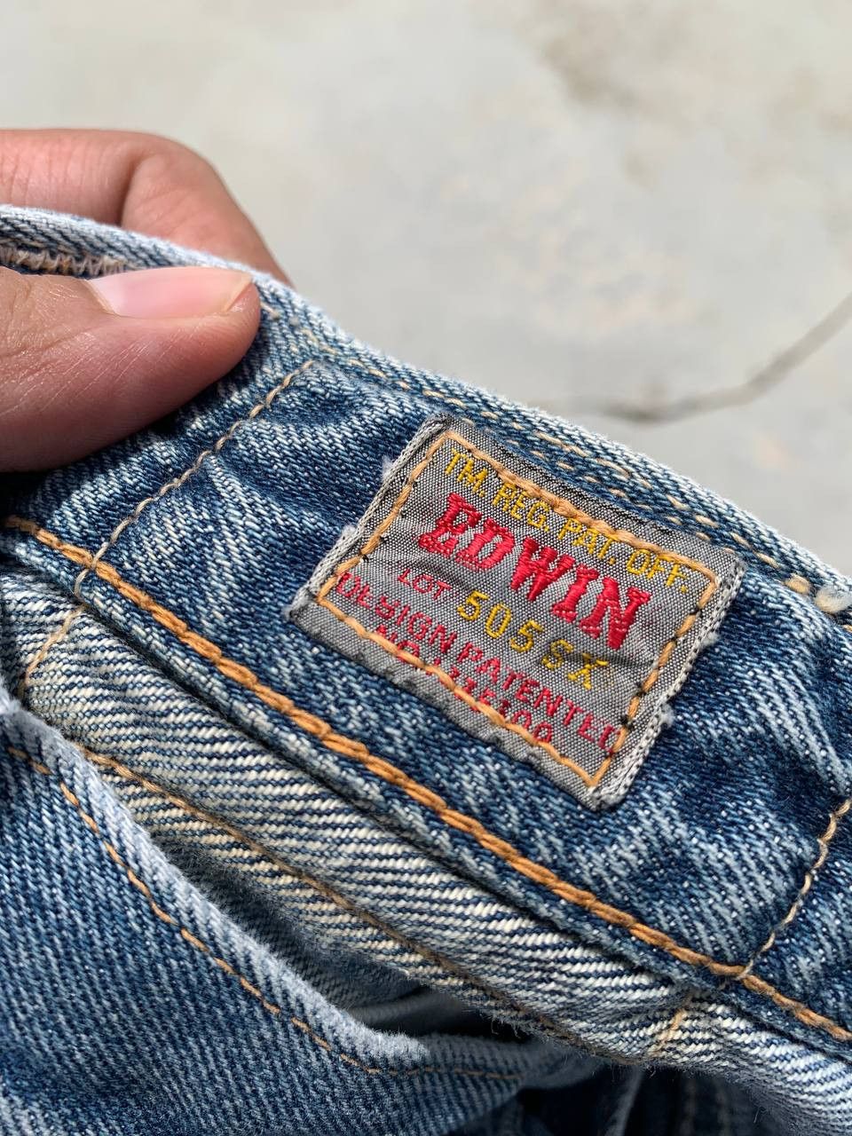 Edwin Vintage Edwin 505 Painter Distressed Ripped Selvedge Denim Size US 29 - 6 Thumbnail