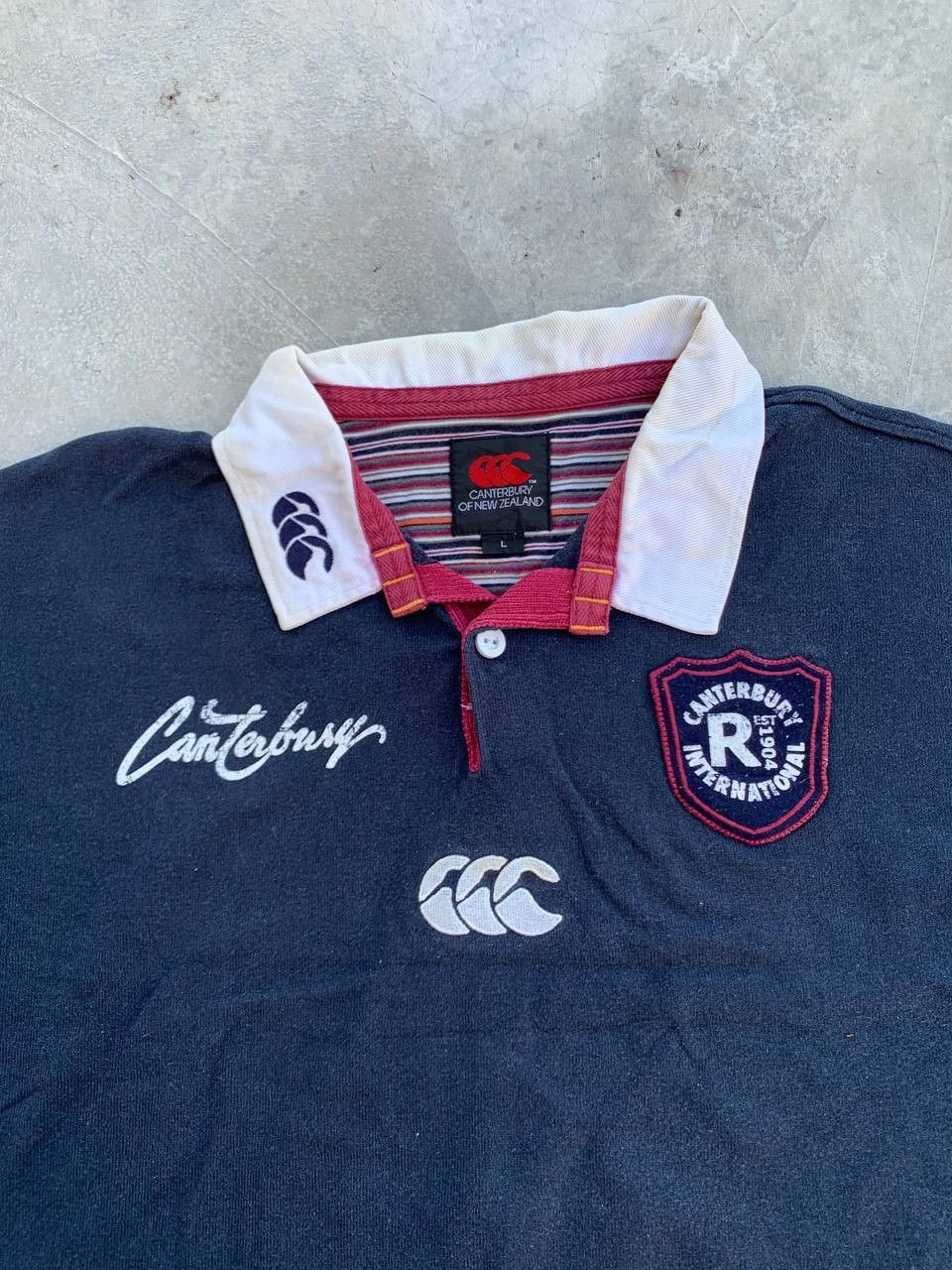 Vintage Canterbury Rugby Polo Shirt