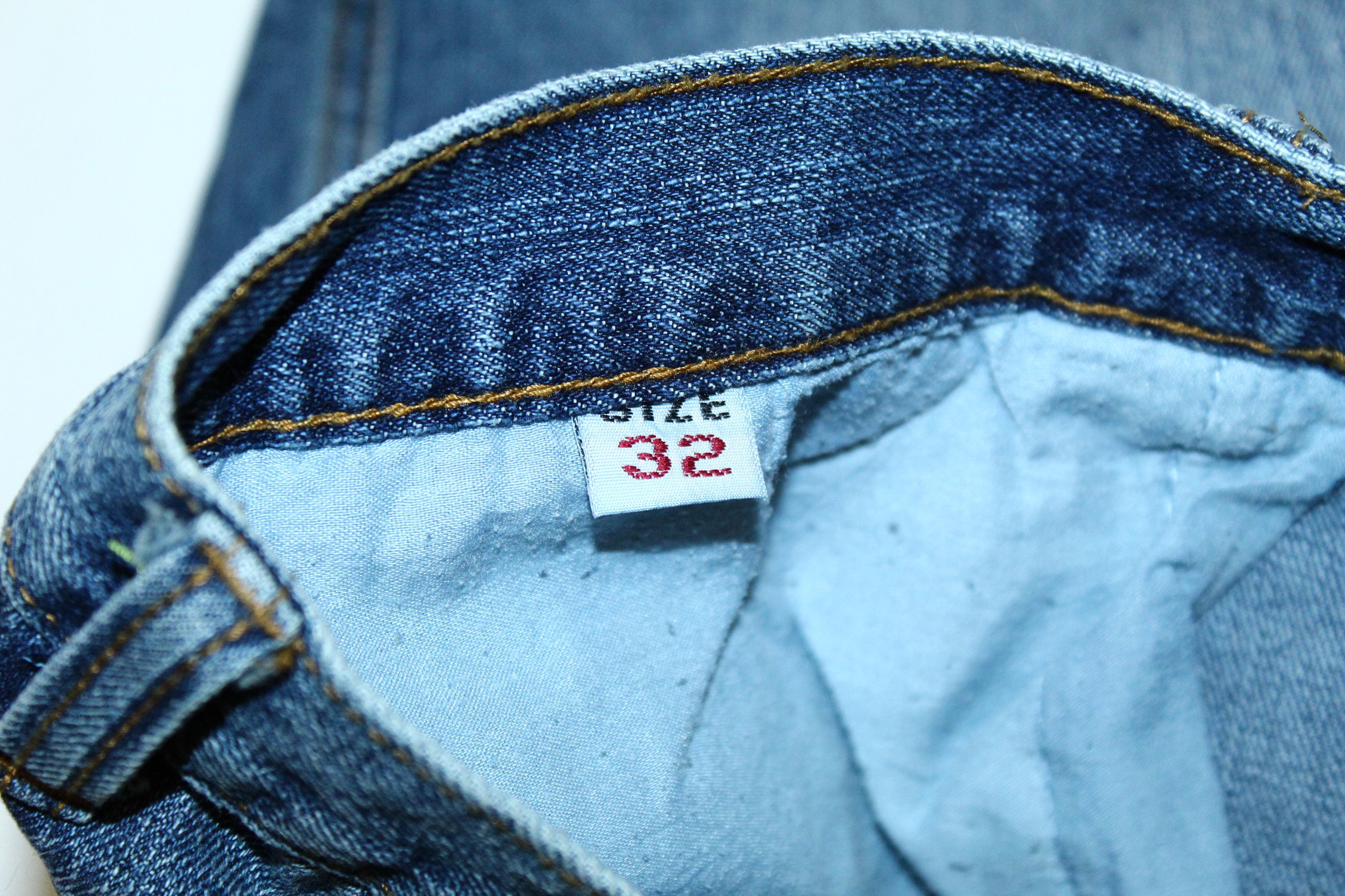 Sean John 90s Sean John Stonewash Rap Baggy Denim Shorts Size US 32 / EU 48 - 5 Thumbnail