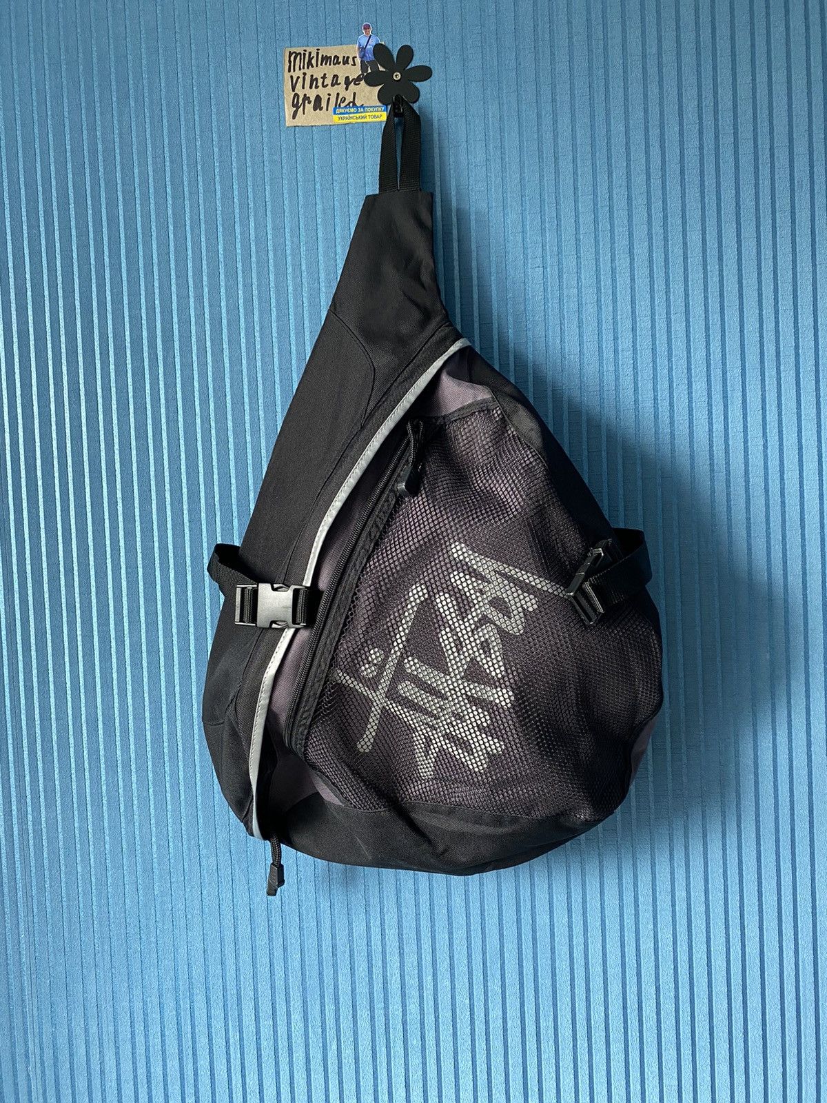 Outdoor Life × Stussy × Vintage Stussy Tri Harness sling bag