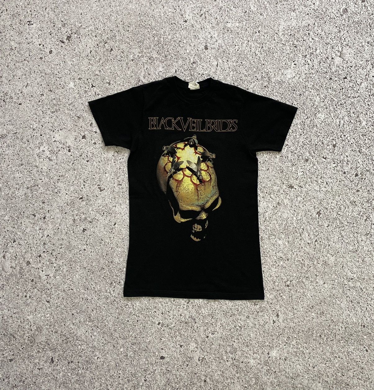 Band Tees × Vintage Vintage Black Veilbrides Rock Band Promo T-shirt 2000’s Size US S / EU 44-46 / 1 - 1 Thumbnail