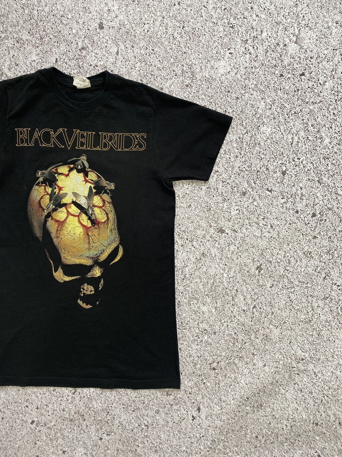 Band Tees × Vintage Vintage Black Veilbrides Rock Band Promo T-shirt 2000’s Size US S / EU 44-46 / 1 - 3 Thumbnail