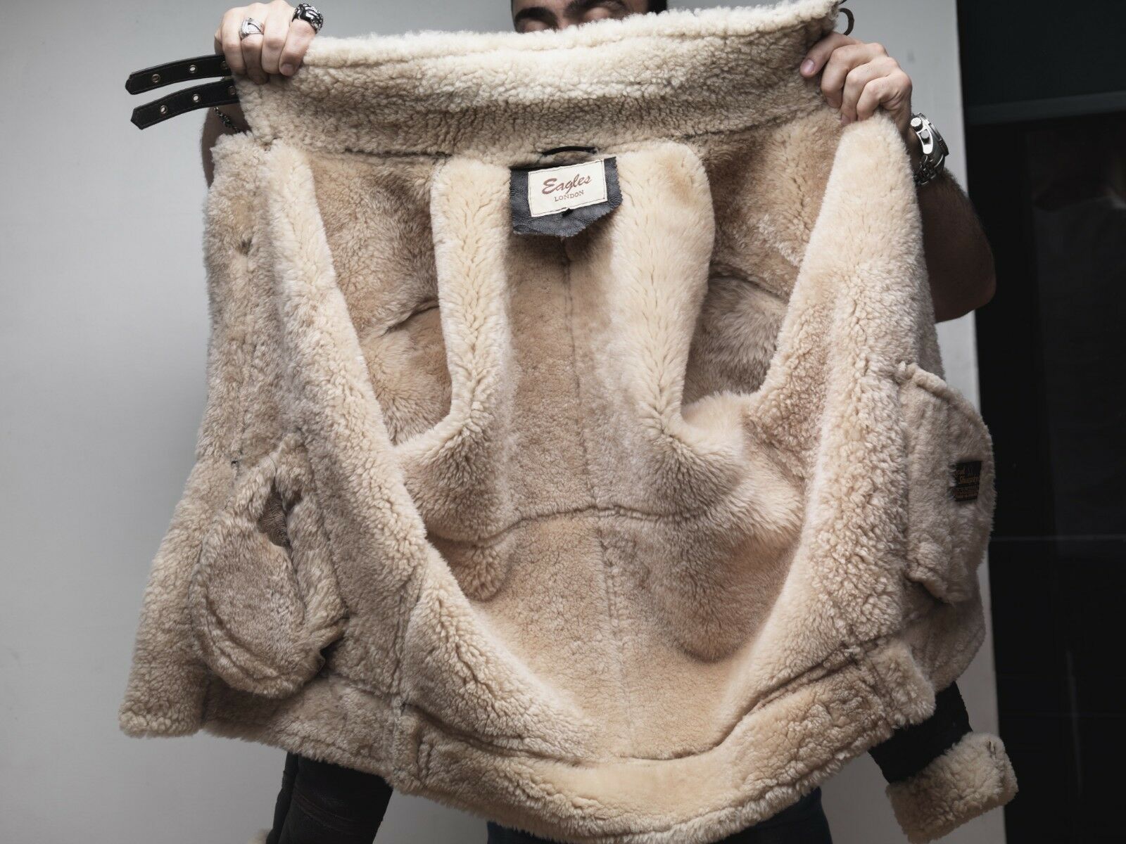 Vintage B3 Sheepskin Shearling Bomber Jacket Size 42-44 L Size US L / EU 52-54 / 3 - 5 Thumbnail