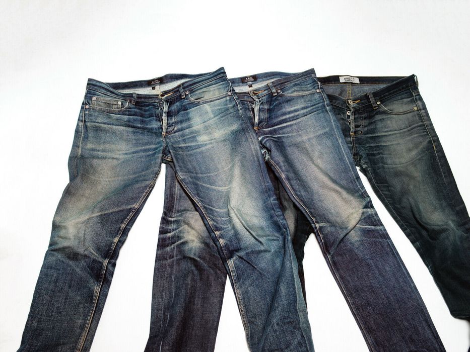 A.P.C. Butler APC Holly Grail Jeans Fades Faded Selvedge Denim | Grailed