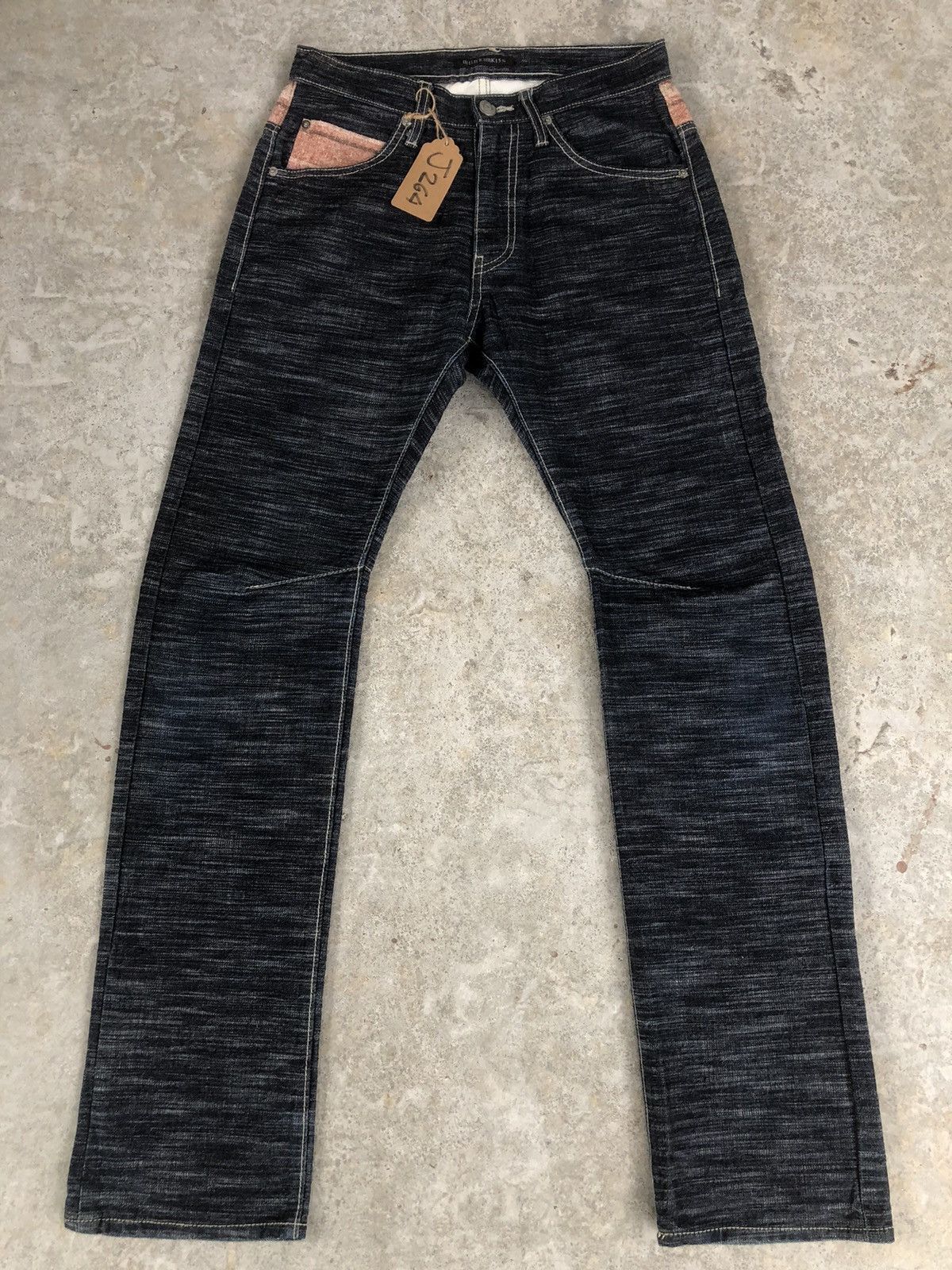 Japanese Brand Japanese Wild Khakis Striped Boro Denim Blanket Navajo Style Size US 30 / EU 46 - 2 Thumbnail