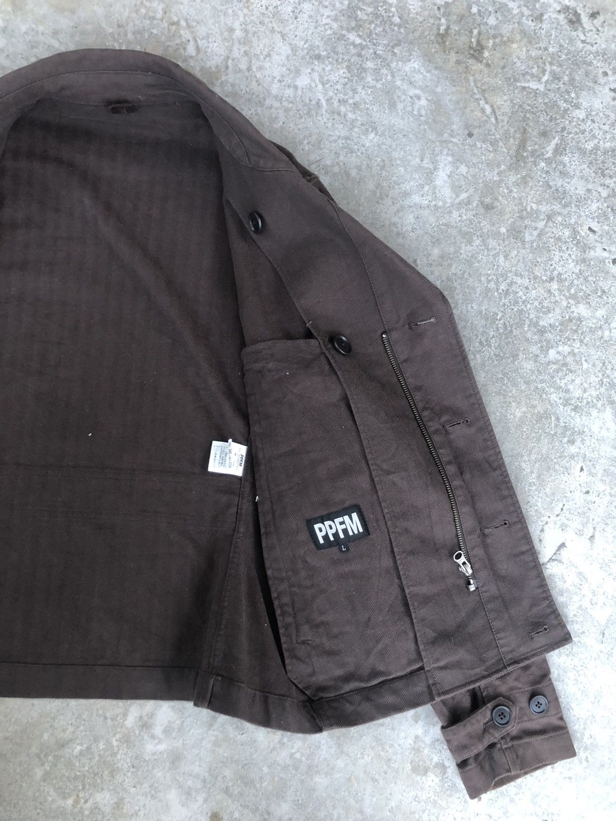PPFM PPFM Double Breasted Cotton Jacket Size US L / EU 52-54 / 3 - 6 Thumbnail