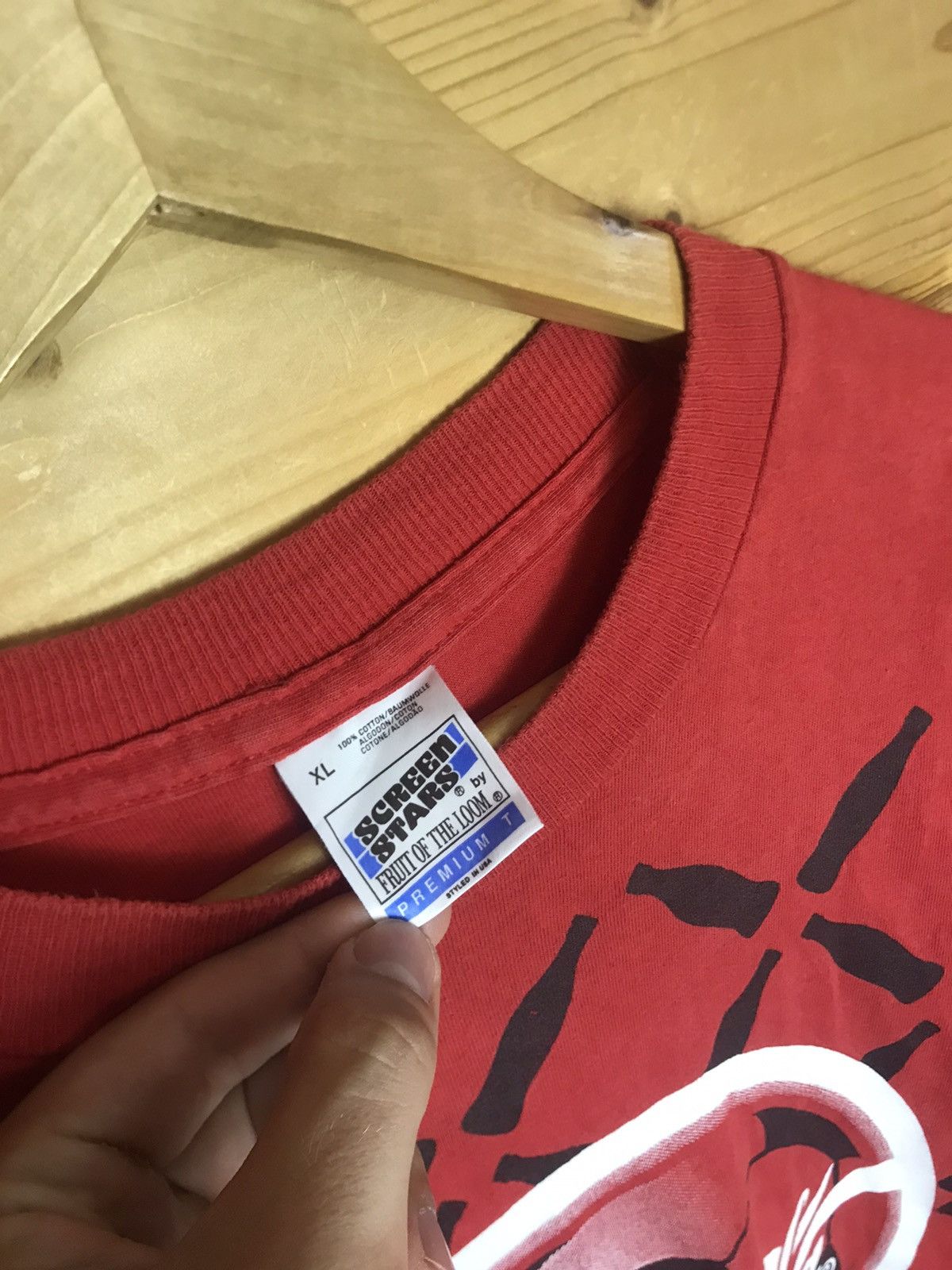 Vintage Vintage 90s Coca Cola UEFA Euro Cup single stitch t-shirt Size US XL / EU 56 / 4 - 5 Thumbnail