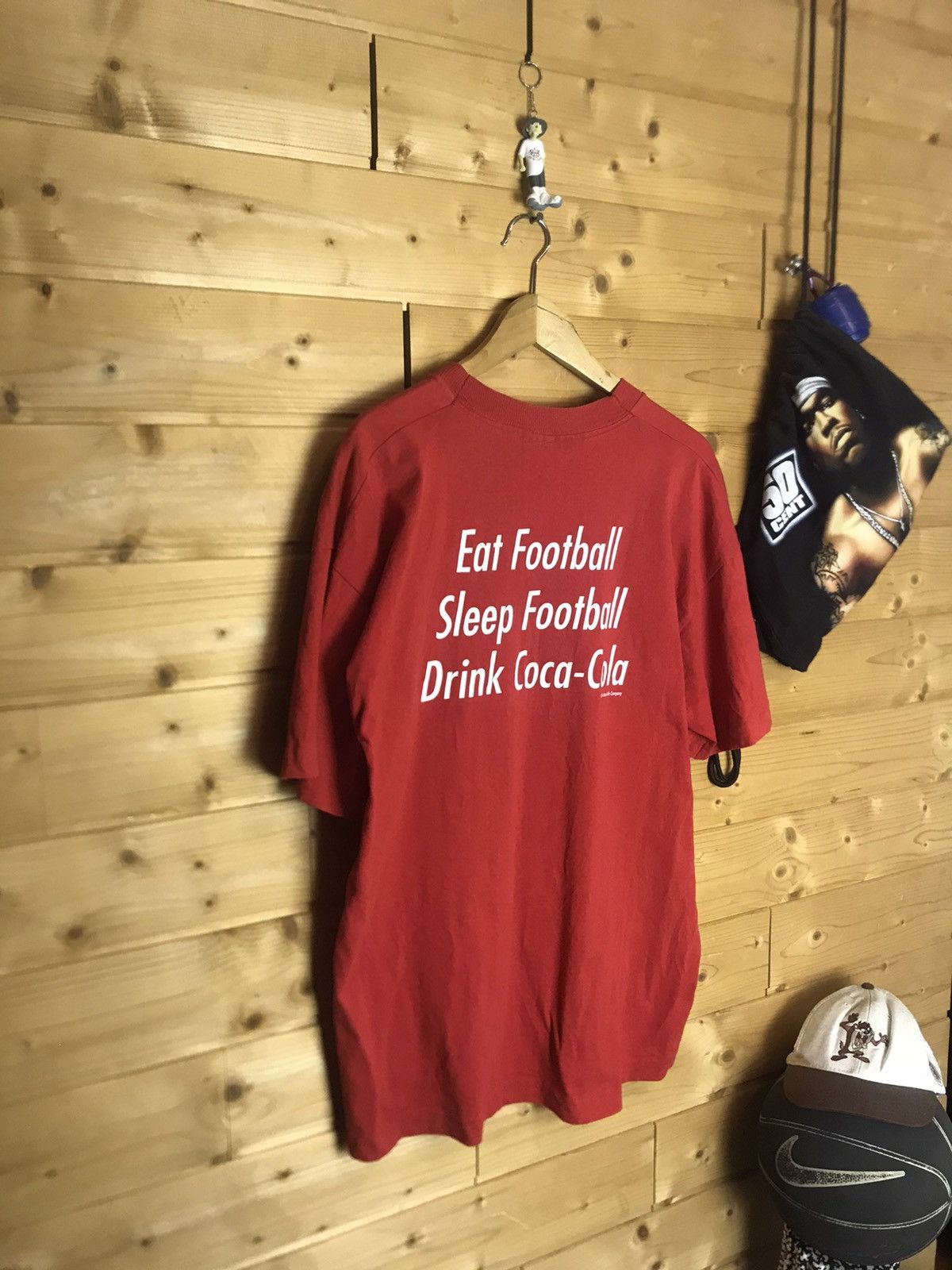 Vintage Vintage 90s Coca Cola UEFA Euro Cup single stitch t-shirt Size US XL / EU 56 / 4 - 7 Thumbnail