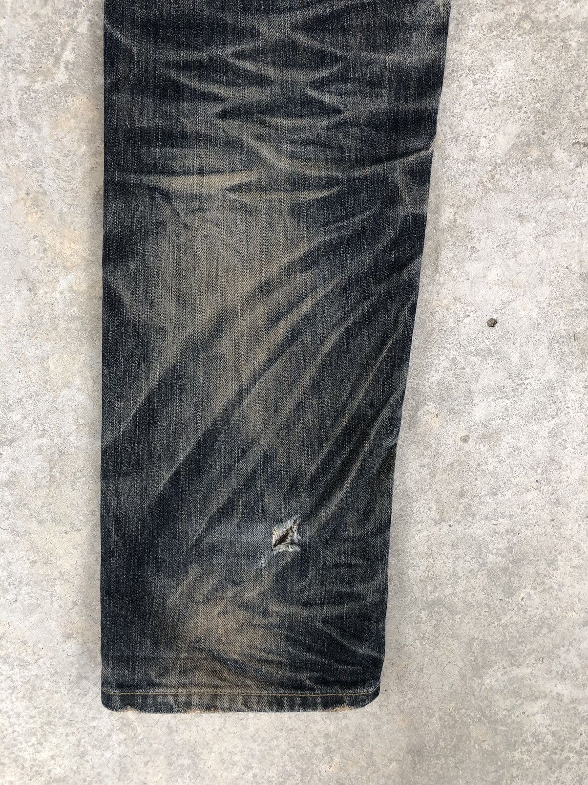 Japanese Brand Rare Yoshitomo Nara Lolita All Star Paris Distressed Jeans Size US 32 / EU 48 - 11 Thumbnail