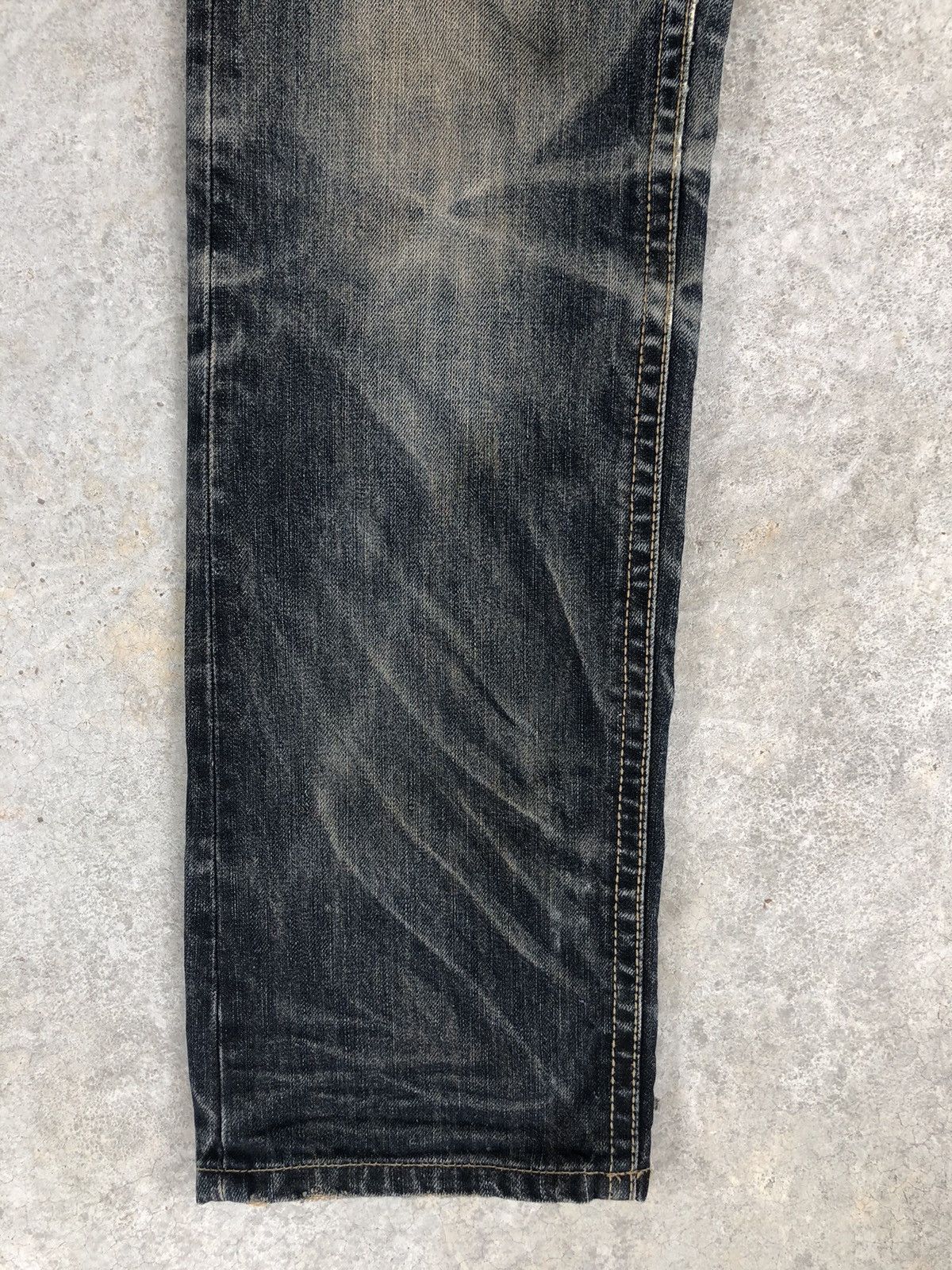 Japanese Brand Rare Yoshitomo Nara Lolita All Star Paris Distressed Jeans Size US 32 / EU 48 - 6 Thumbnail