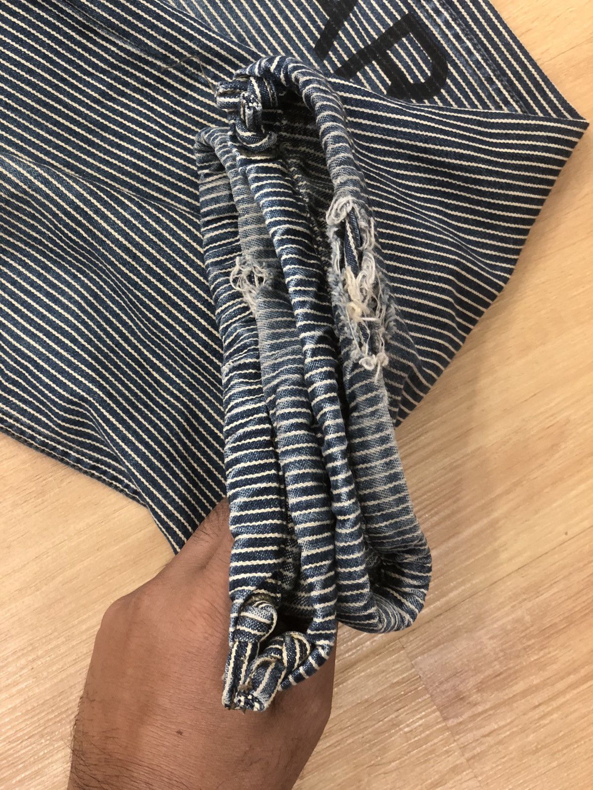 PPFM PPFM Division Hickory stripe Denim Size US 30 / EU 46 - 4 Thumbnail