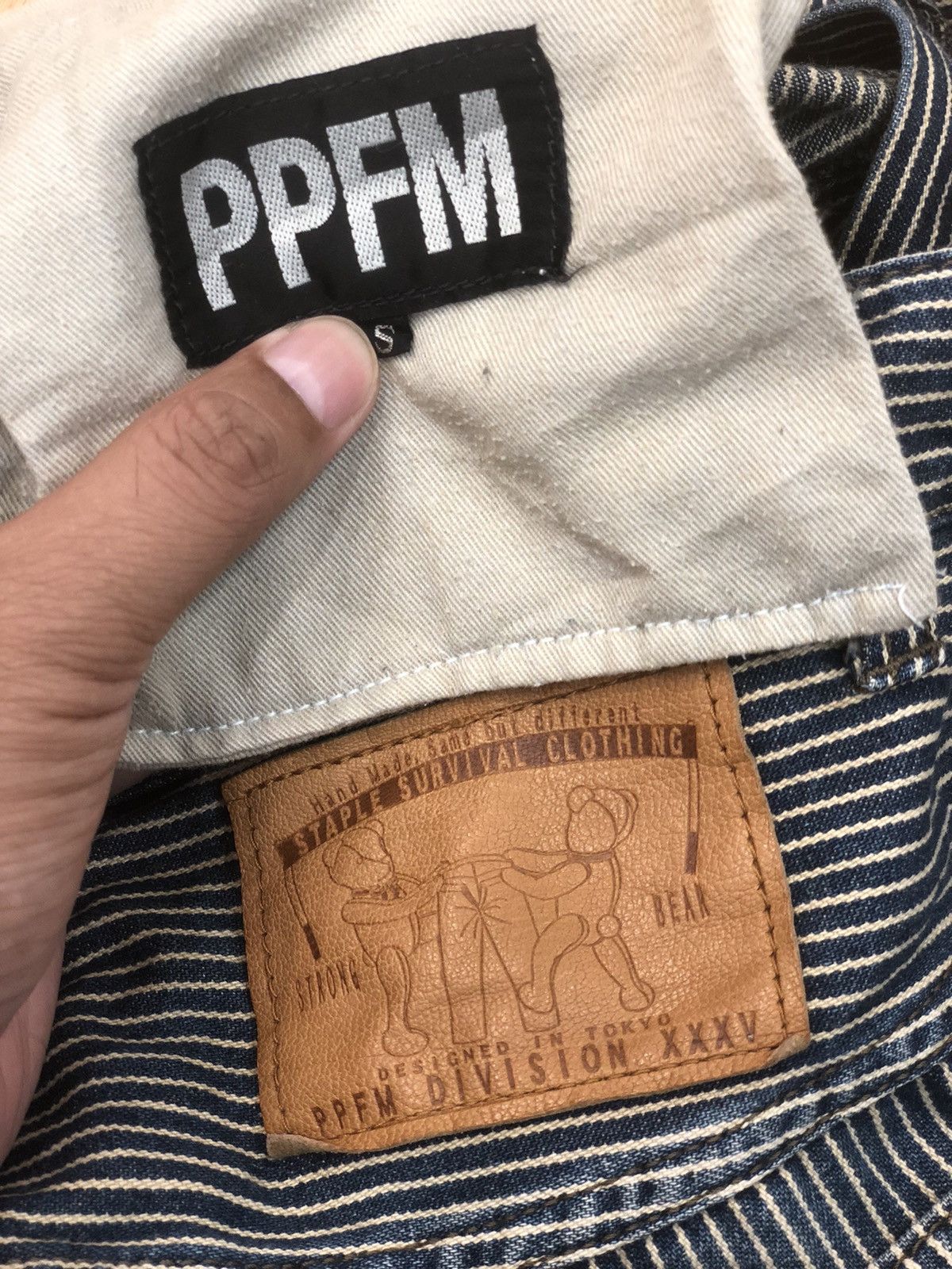 PPFM PPFM Division Hickory stripe Denim Size US 30 / EU 46 - 9 Thumbnail