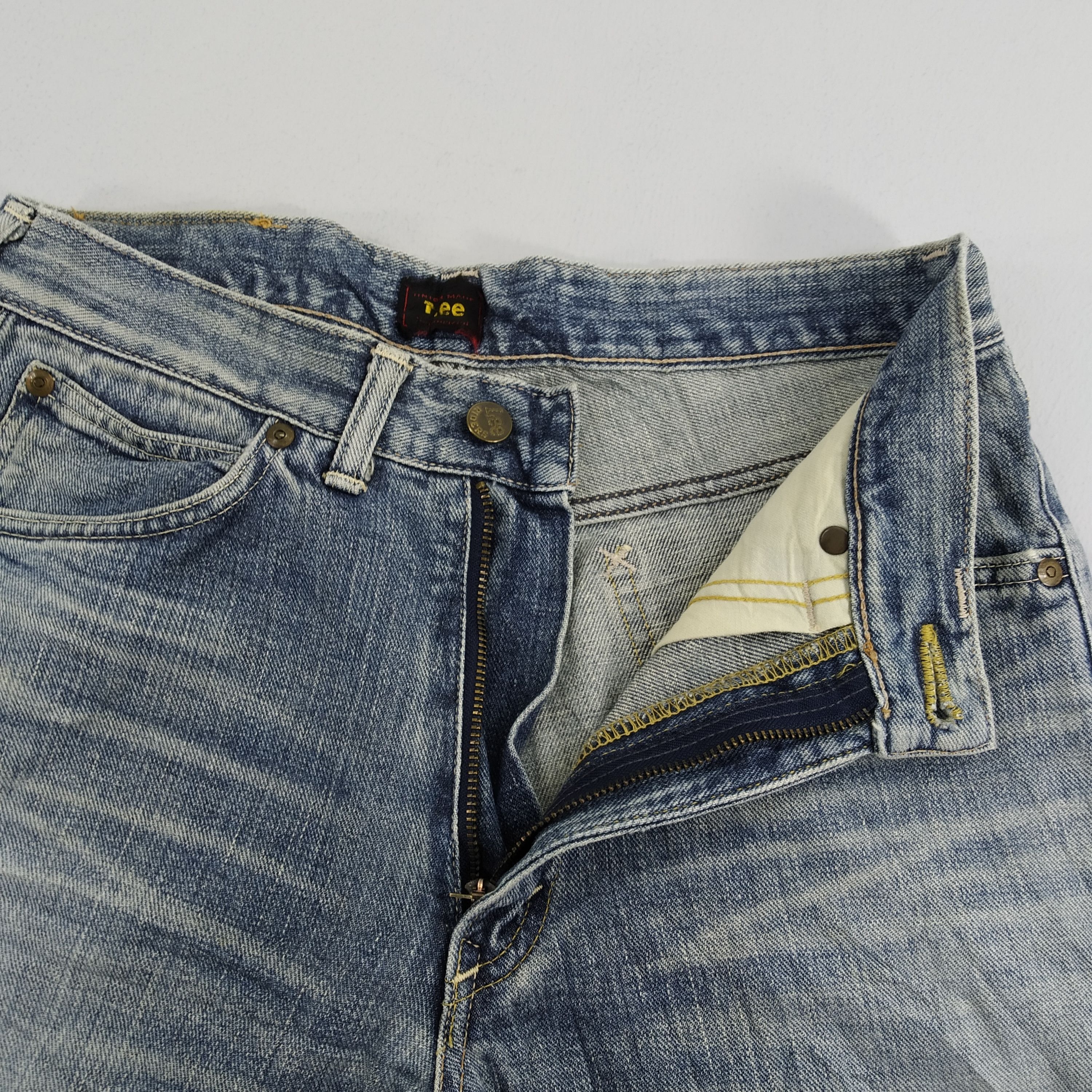 Lee Size 30 LEE Stone Wash Denim Jeans Retro Jeans Size US 30 / EU 46 - 10 Thumbnail