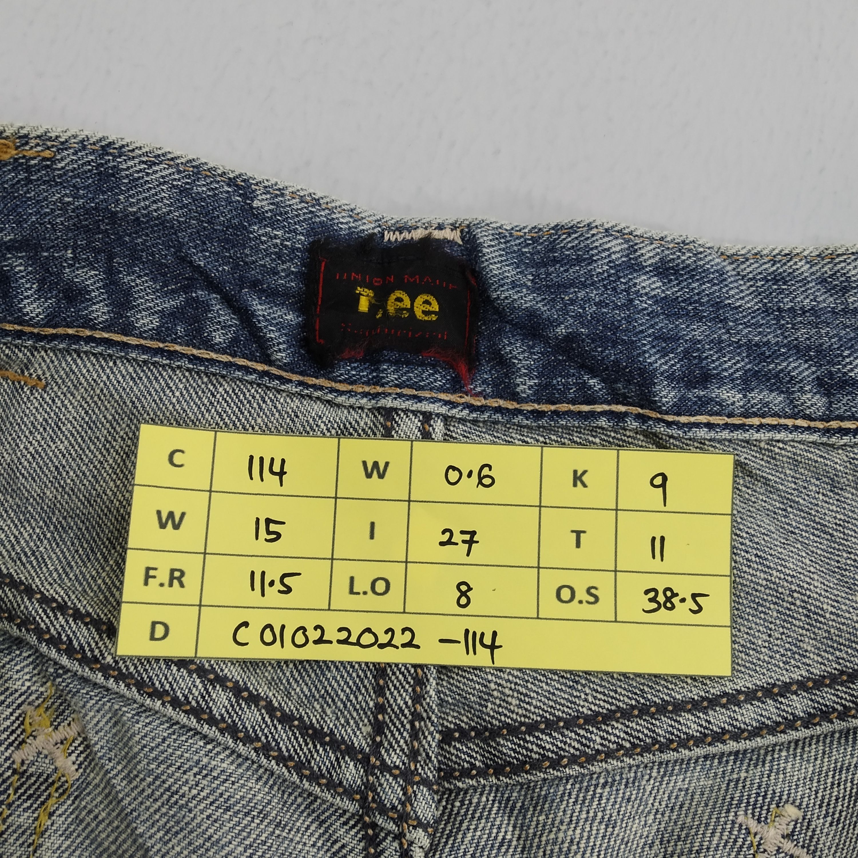Lee Size 30 LEE Stone Wash Denim Jeans Retro Jeans Size US 30 / EU 46 - 13 Thumbnail