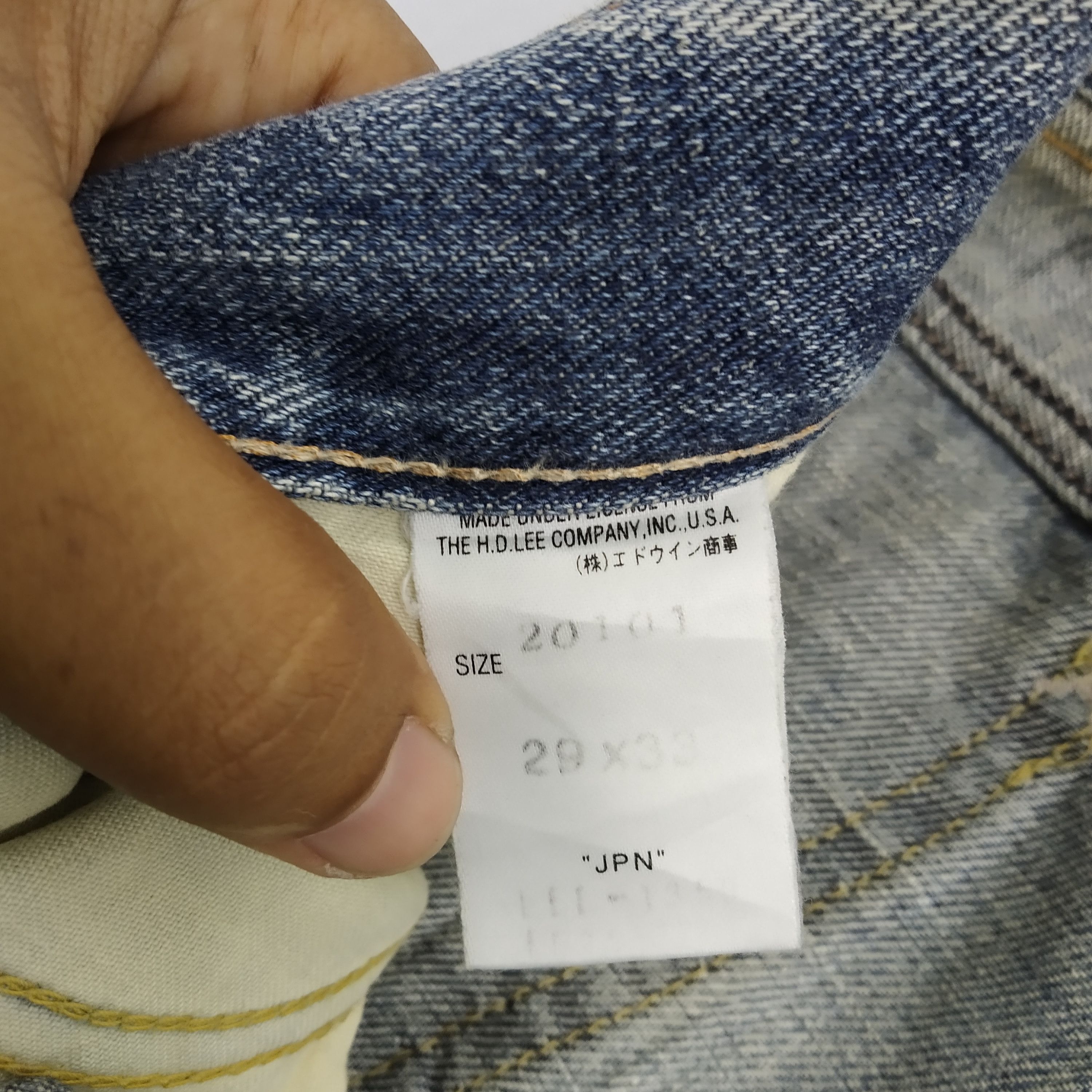 Lee Size 30 LEE Stone Wash Denim Jeans Retro Jeans Size US 30 / EU 46 - 8 Thumbnail