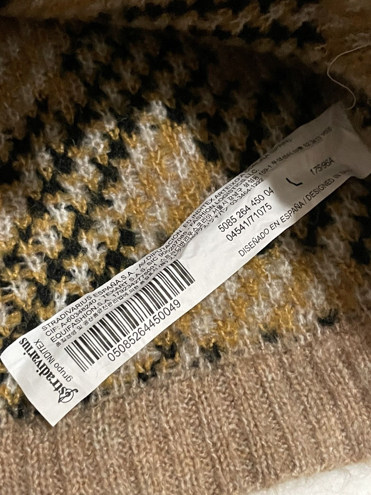 Beauty Beast × Japanese Brand STRADIVARIUS LEOPARD MOHAIR KNITWEAR Size US L / EU 52-54 / 3 - 2 Thumbnail