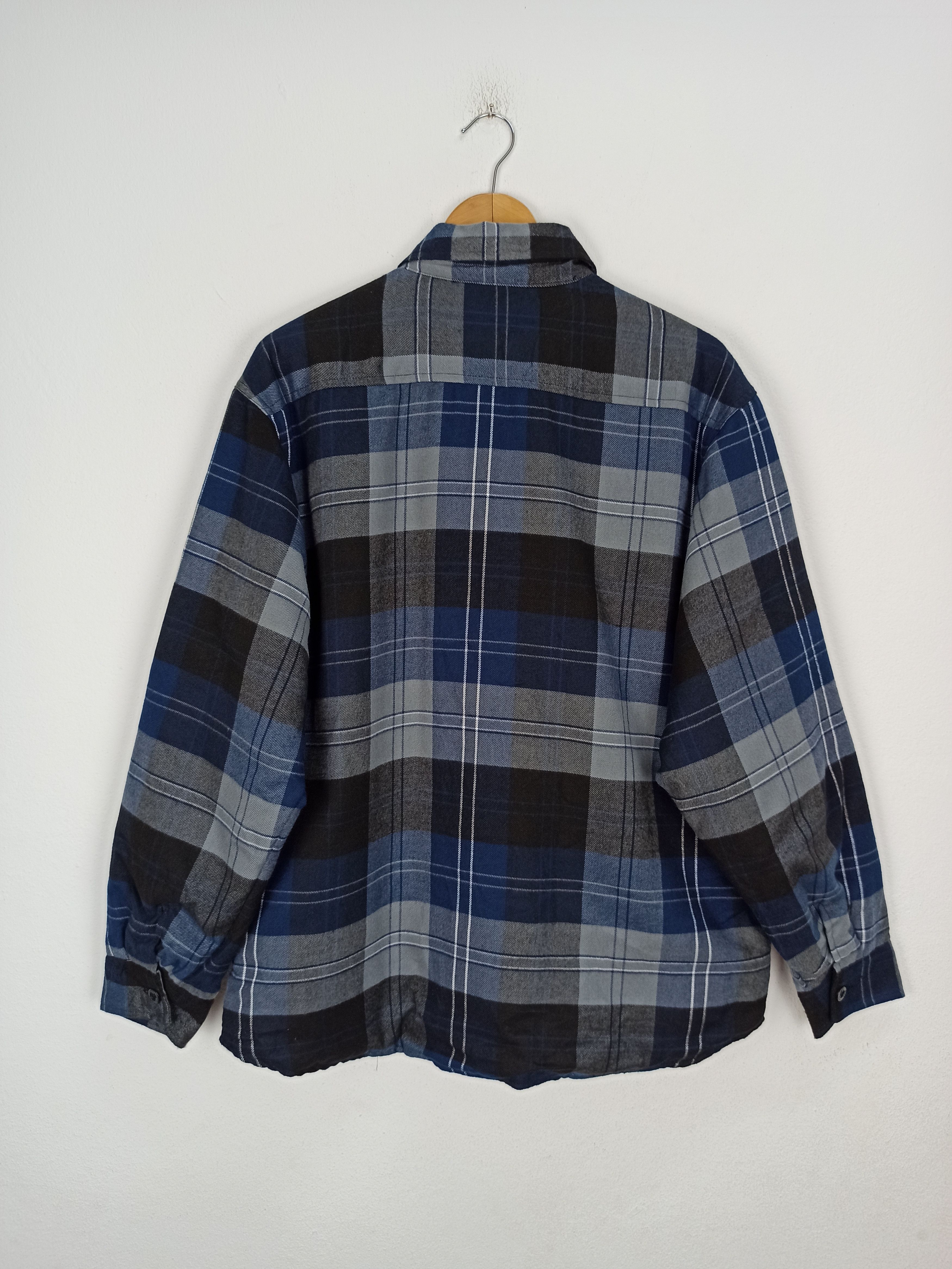 Flannel RARE Yoga Flannel up Button 2 Pocket Nice Design Size US M / EU 48-50 / 2 - 5 Thumbnail