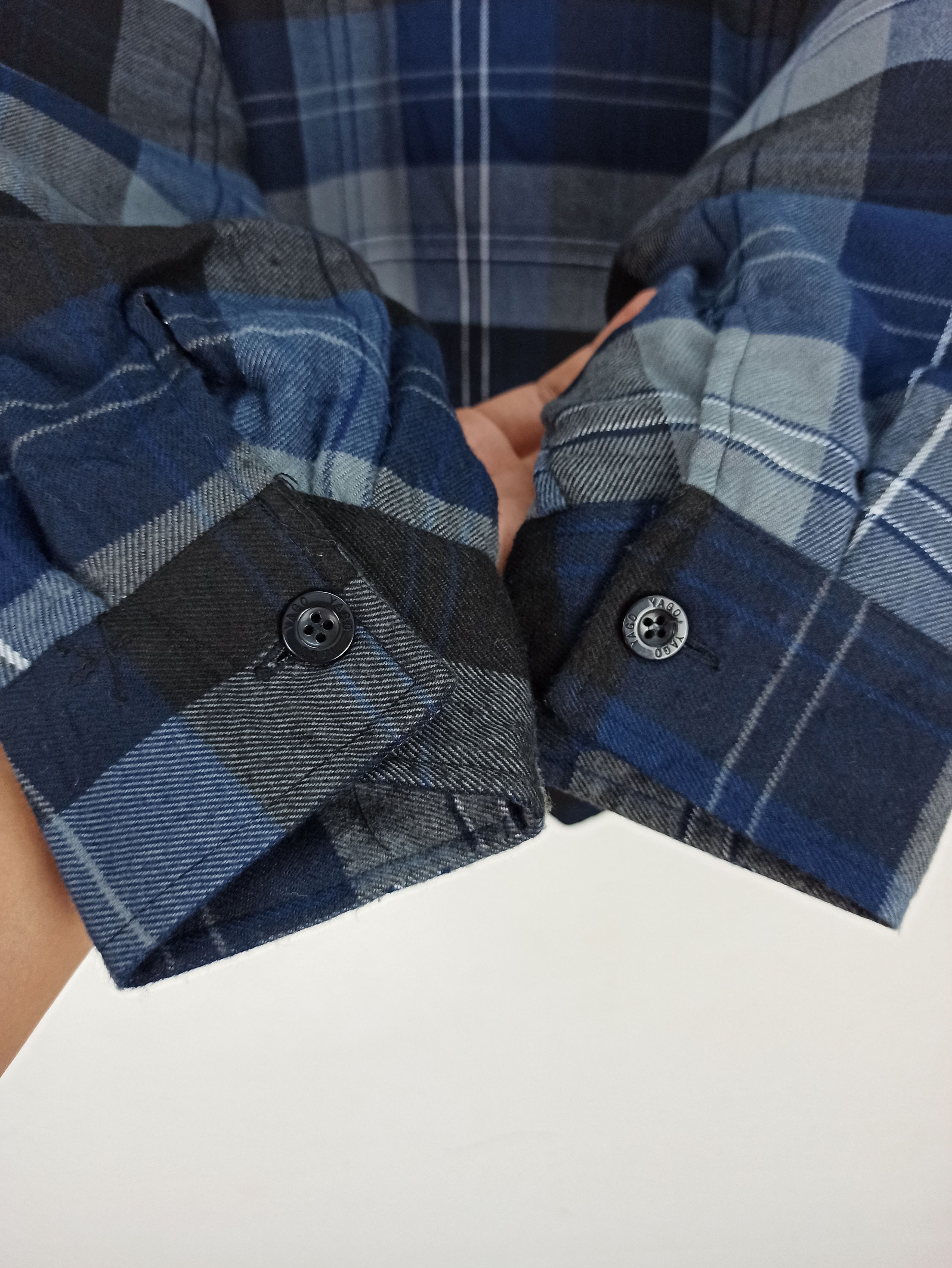 Flannel RARE Yoga Flannel up Button 2 Pocket Nice Design Size US M / EU 48-50 / 2 - 6 Thumbnail