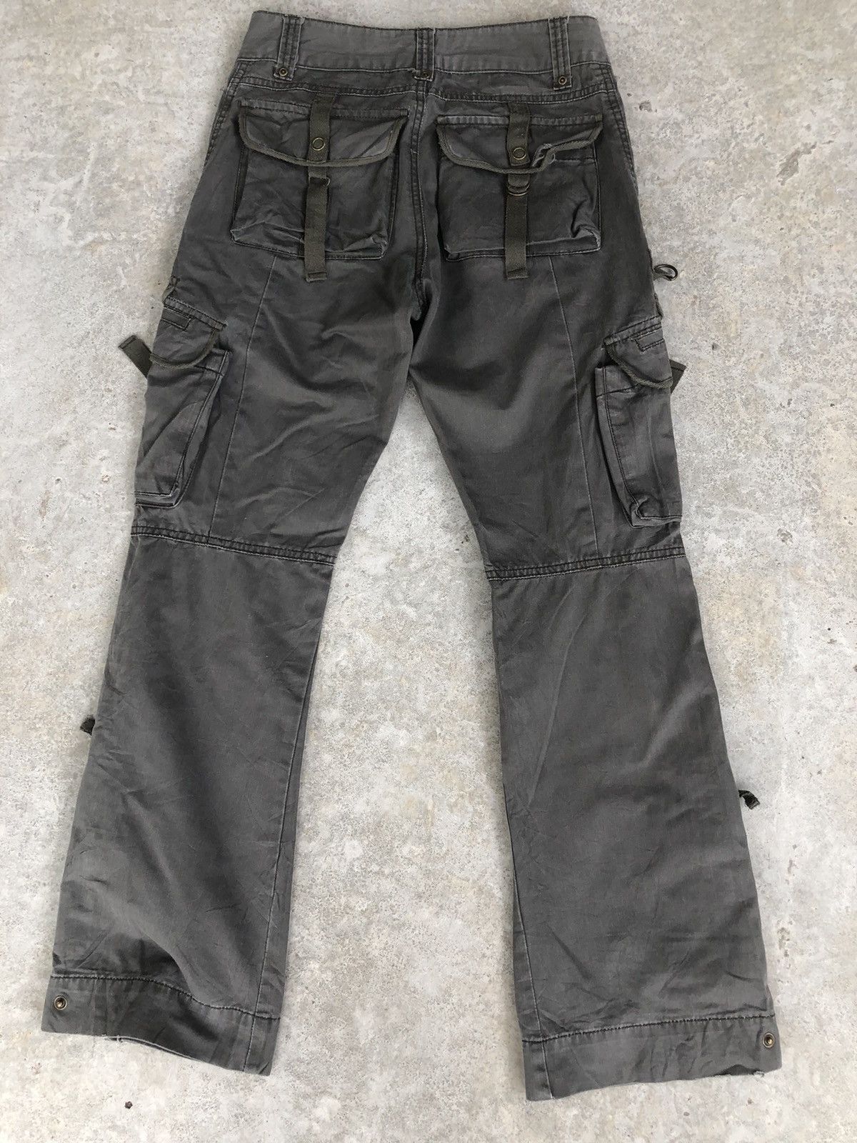 Japanese Brand Z-07B52X Cargo Pants Zipper Leg Bondage Size US 30 / EU 46 - 4 Thumbnail