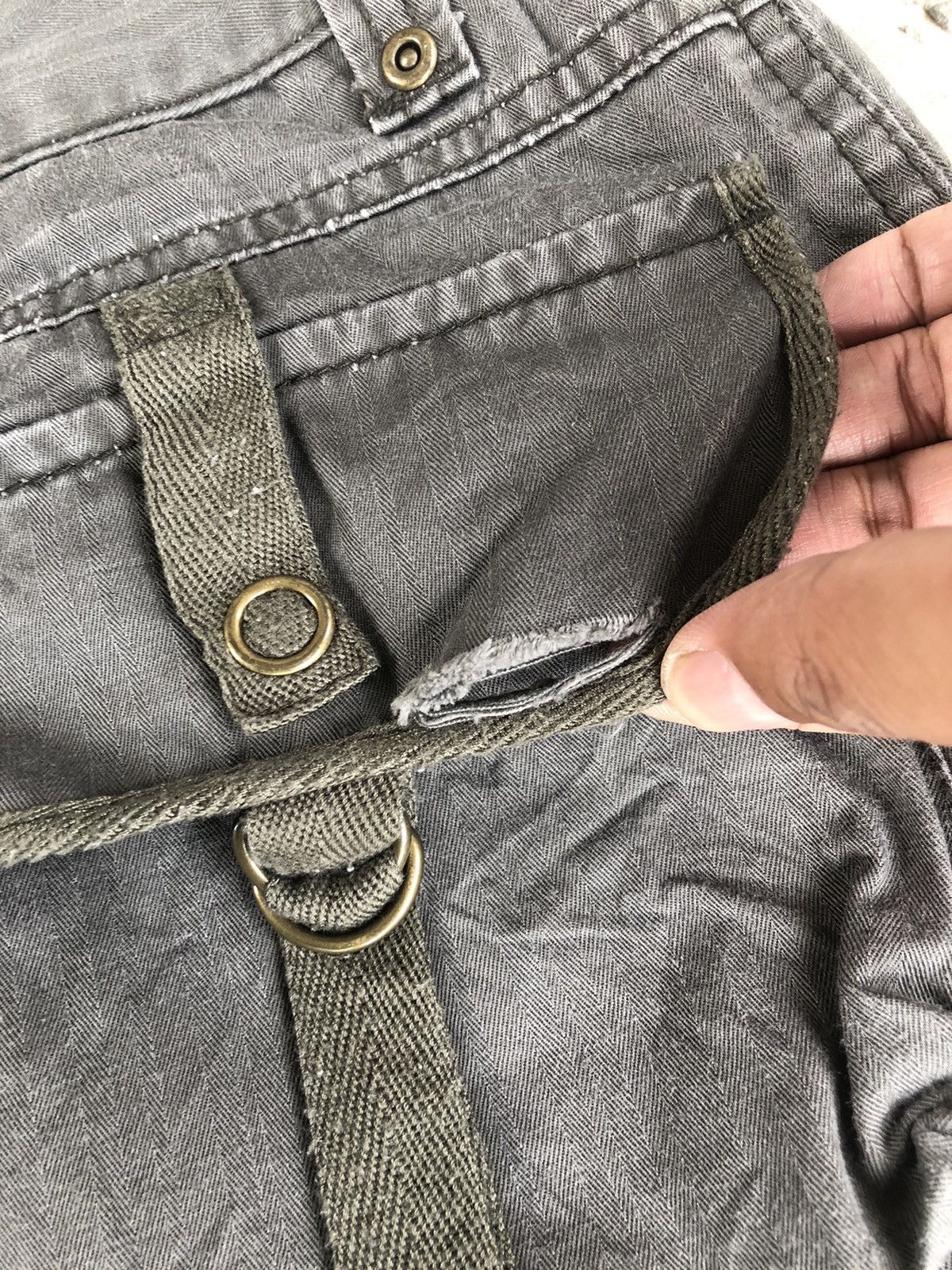 Japanese Brand Z-07B52X Cargo Pants Zipper Leg Bondage Size US 30 / EU 46 - 9 Thumbnail