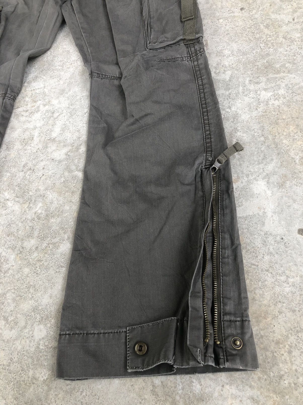 Japanese Brand Z-07B52X Cargo Pants Zipper Leg Bondage Size US 30 / EU 46 - 6 Thumbnail