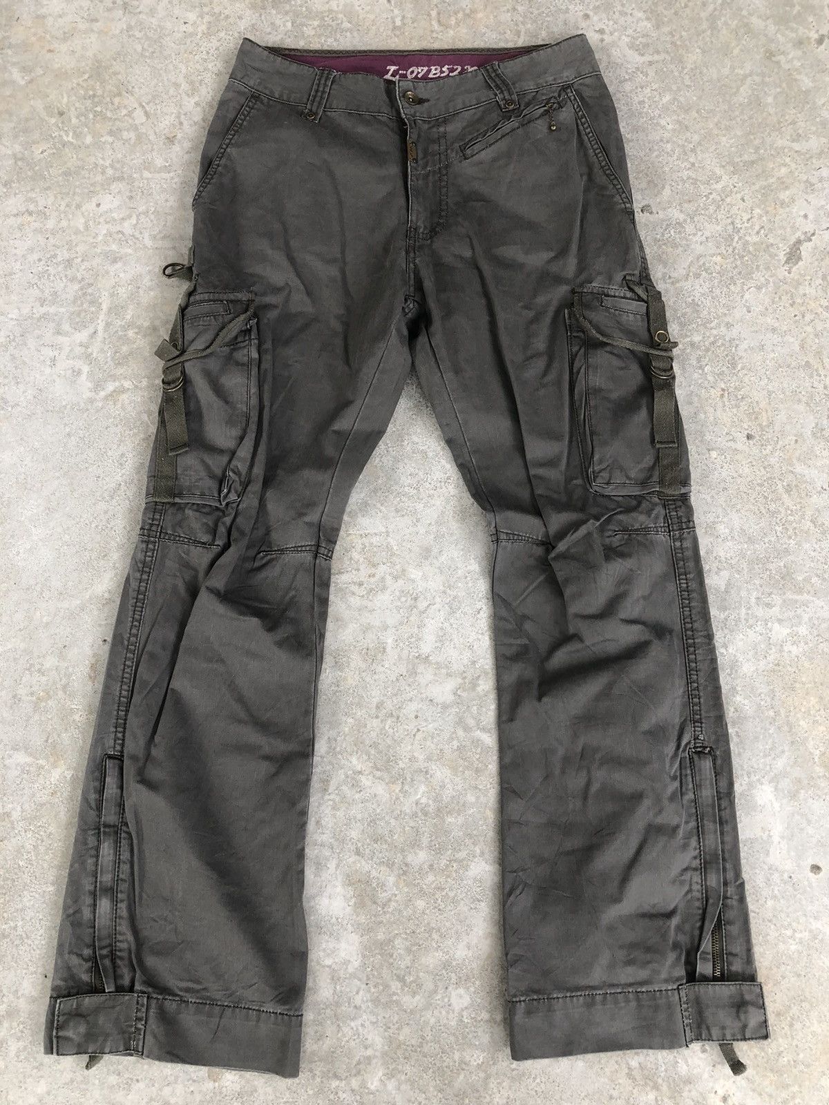 Japanese Brand Z-07B52X Cargo Pants Zipper Leg Bondage Size US 30 / EU 46 - 1 Thumbnail