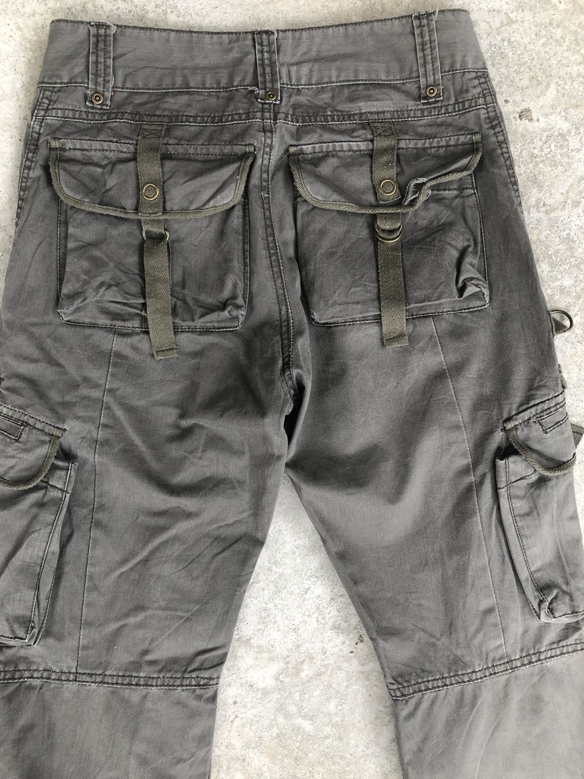 Japanese Brand Z-07B52X Cargo Pants Zipper Leg Bondage Size US 30 / EU 46 - 5 Thumbnail