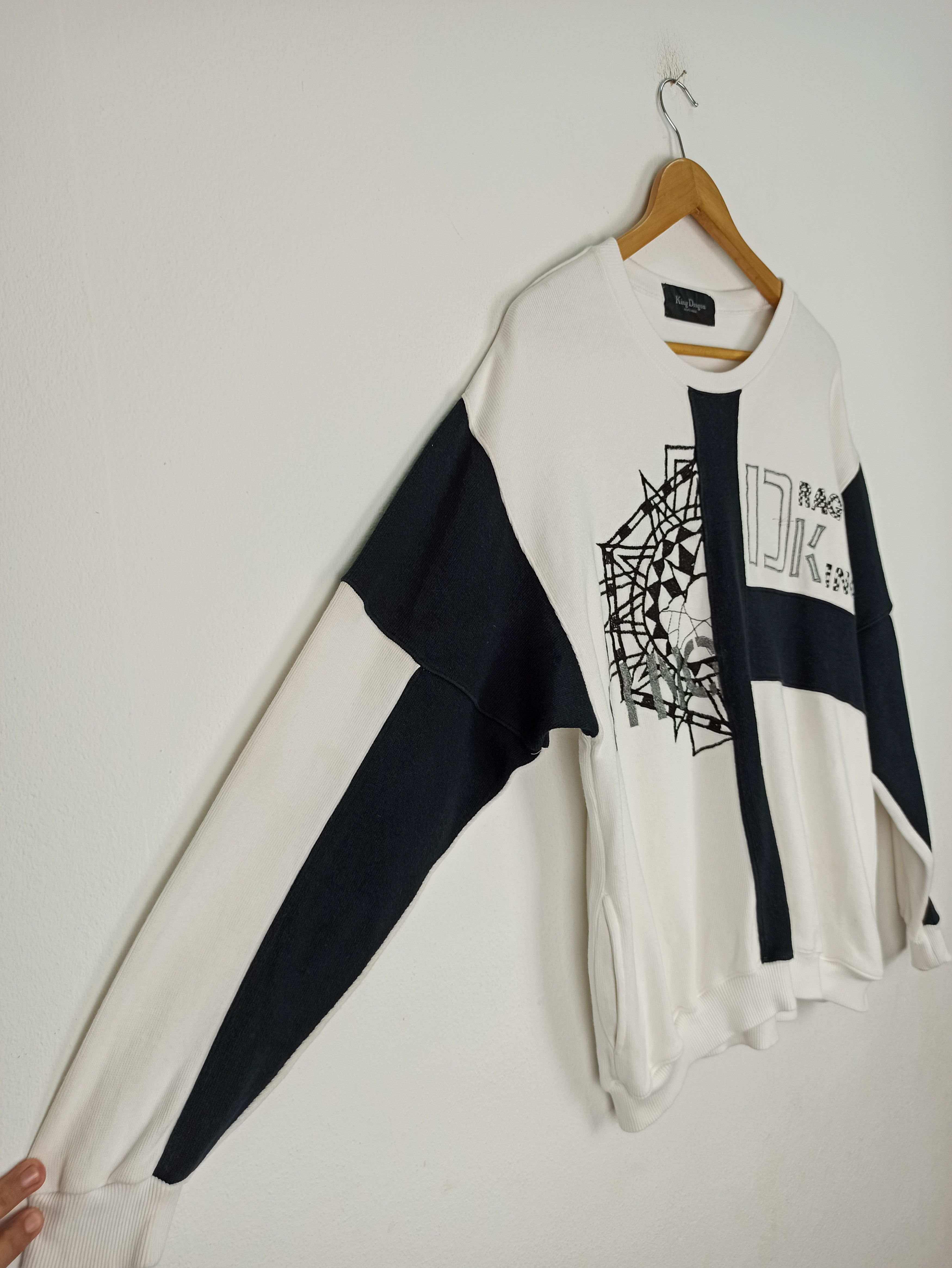 Japanese Brand King Dragon Embroidered Big Logo Sweatshirts Jumper (c43) Size US M / EU 48-50 / 2 - 2 Thumbnail