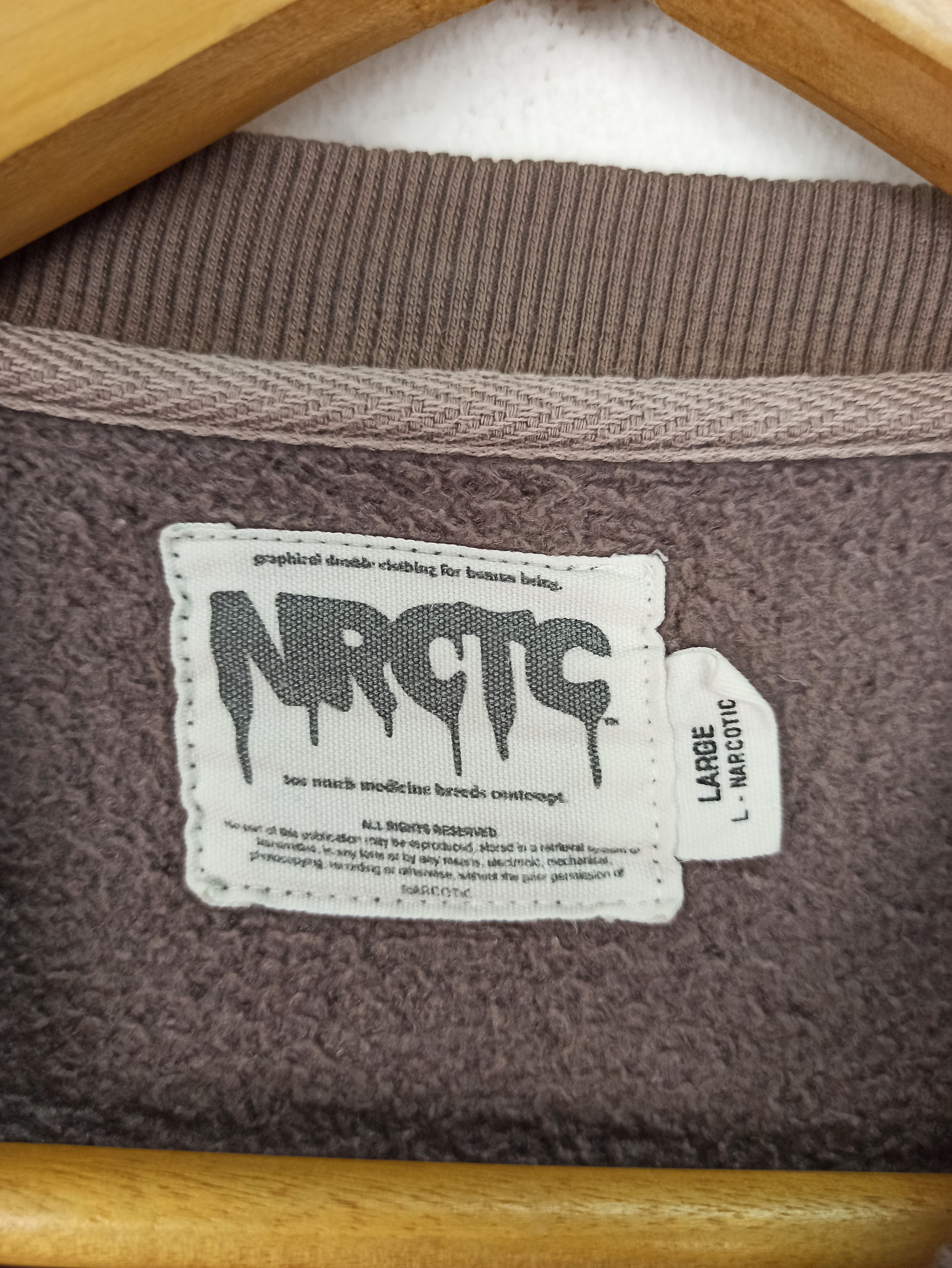 If Six Was Nine RARE Narcotic Gdc Sweatshirt Jumper (c40) Size US L / EU 52-54 / 3 - 7 Thumbnail